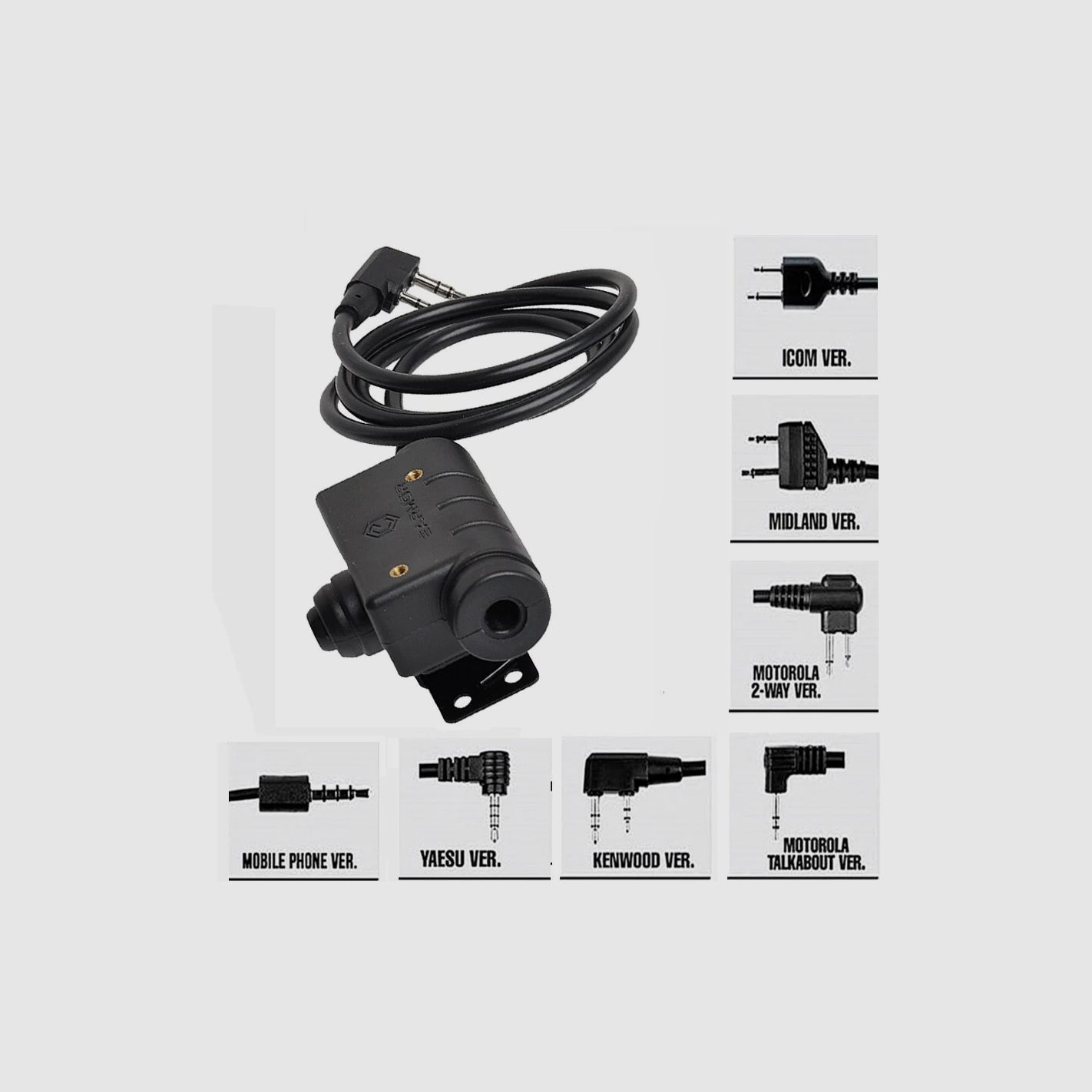 EARMOR M51 PTT ADAPTER KENWOOD, immagine 2 di 2