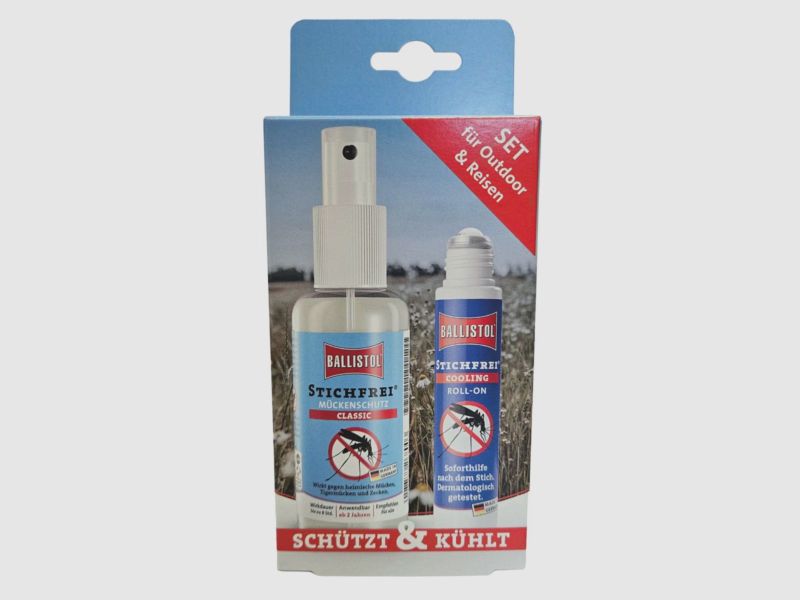 Ballistol Stichfrei Set – Mückenschutz & Soforthilfe