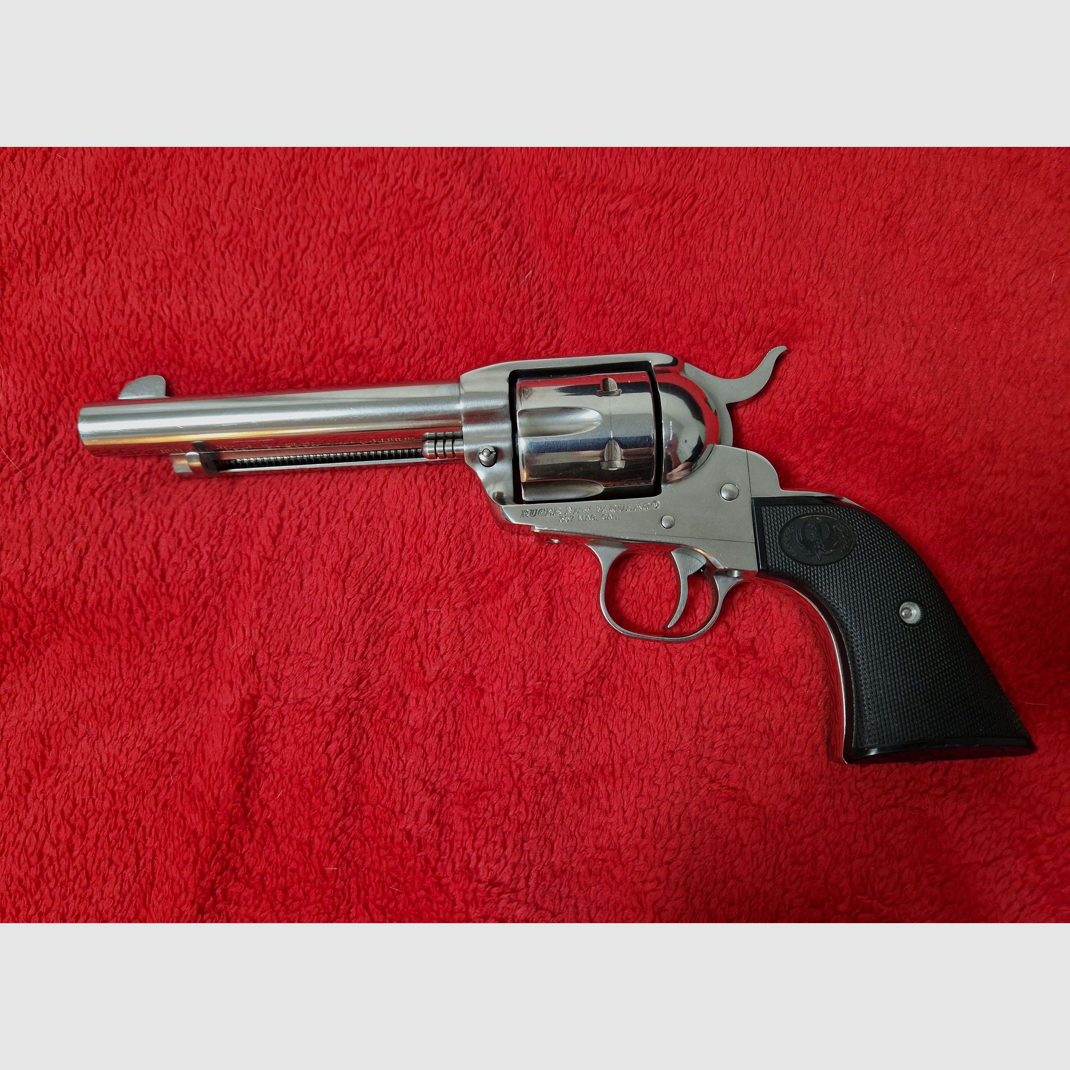 Ruger New Vaquero .357 Mag. – Hochglanz-Edelstahl - ideal für CAS – Top Zustand