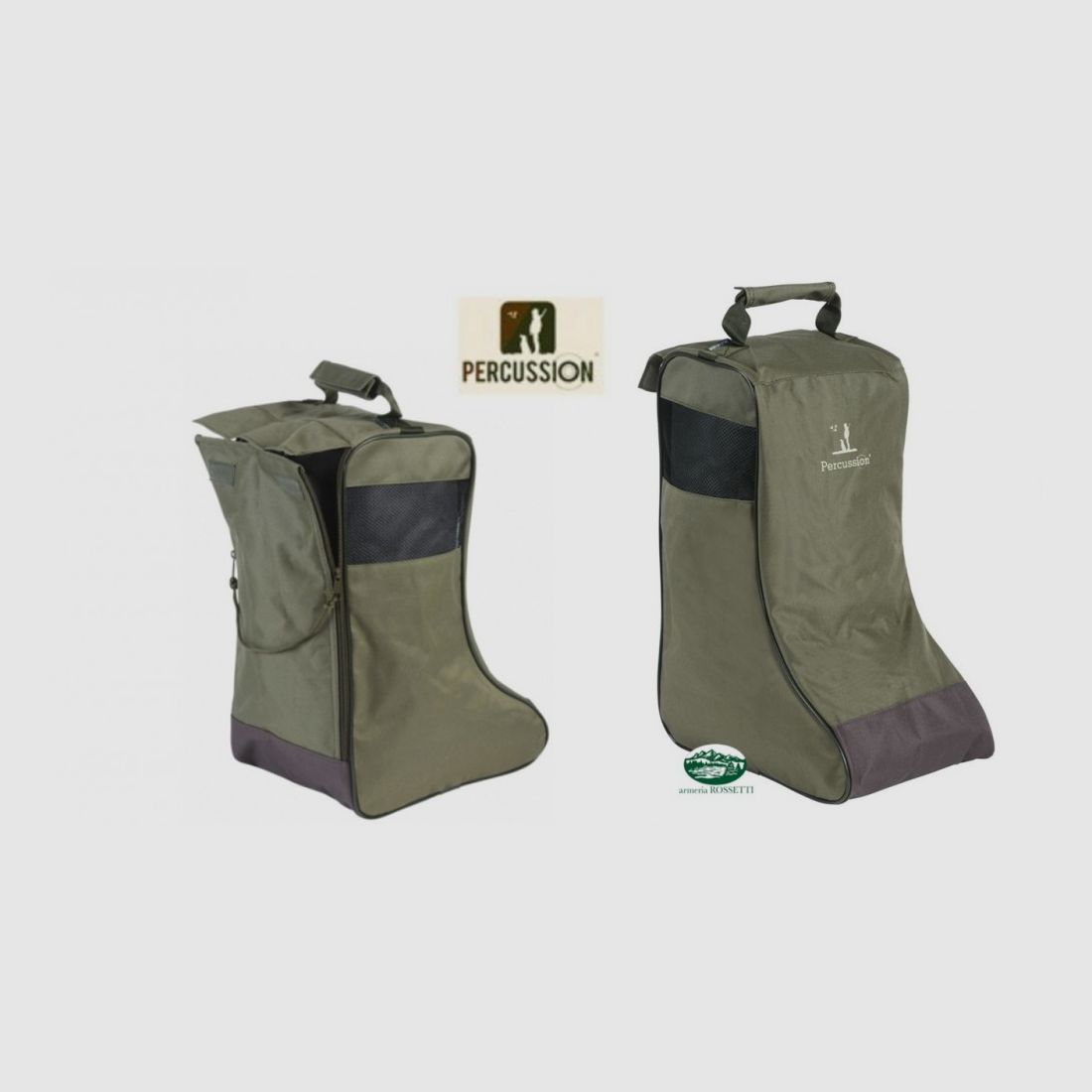 PERCUSSION Stiefeltasche grün 2758