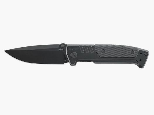 Umarex 5.0897 Messer Walther PDP Steel Frame Spearpoint Folding Knife BLK-BLK