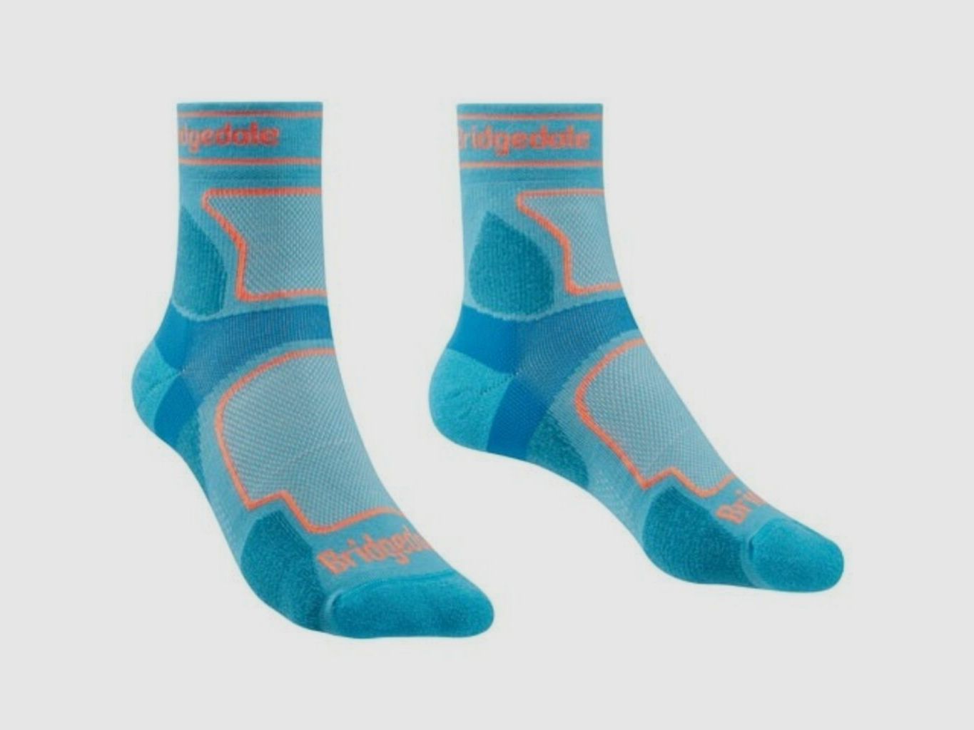 Bridgedale Ultralight T2 Damen Trailrunning-Socken Blau, Bild 1 von 4