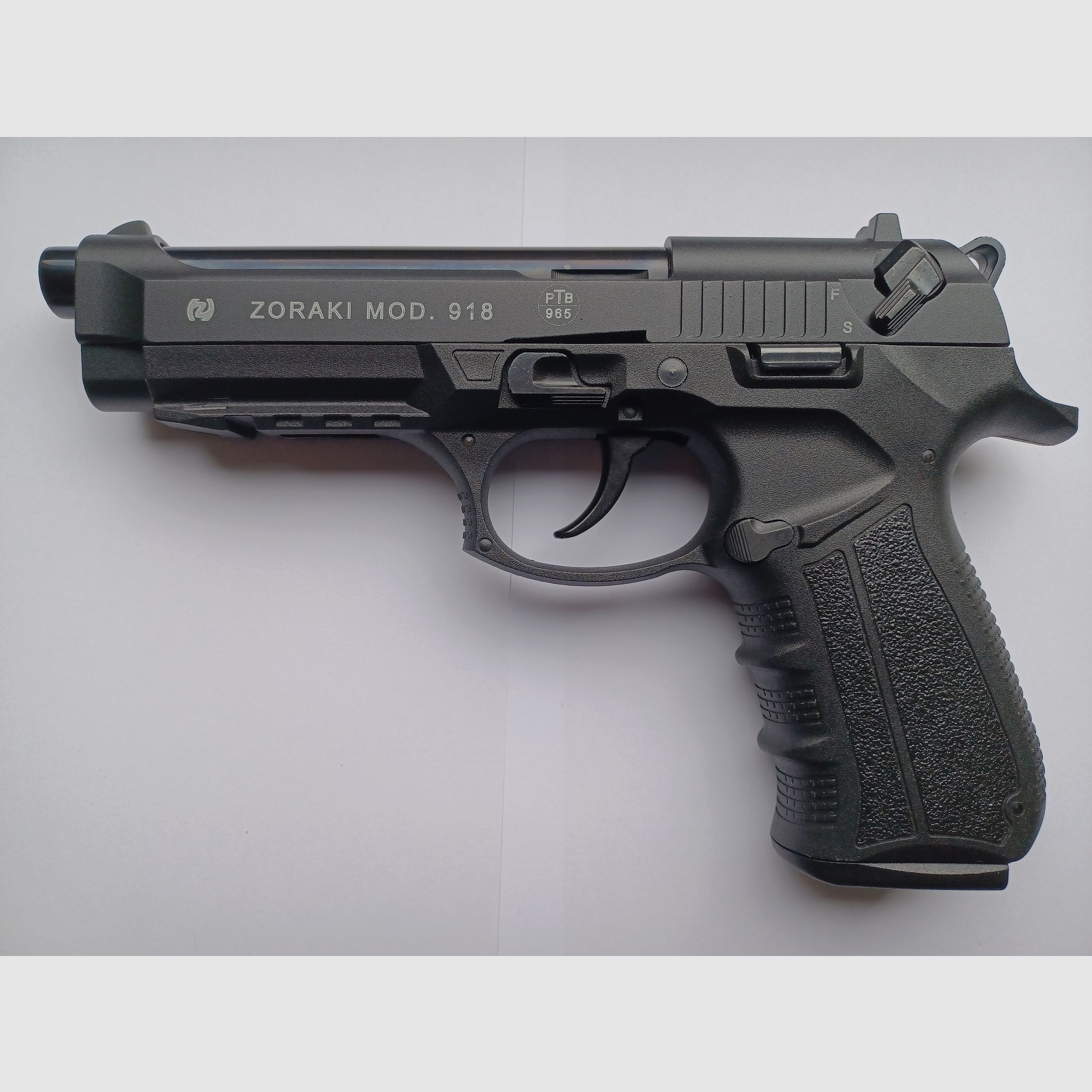 Zoraki 918 cal. 9mm P.A.K. PTB-NR. 965