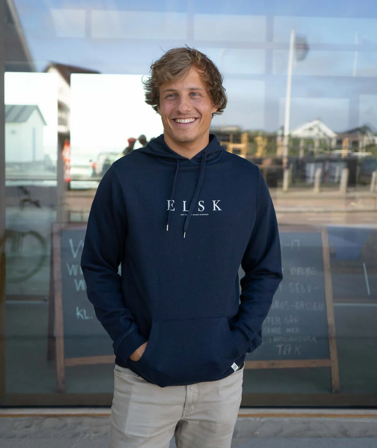 ELSK PURE SENNELS MEN’S HOODIE | DARK NAVY