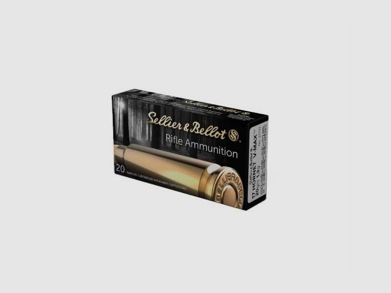 .17 Hornet Sellier & Bellot V-Max 1.3g / 20grs., Bild 1 von 2