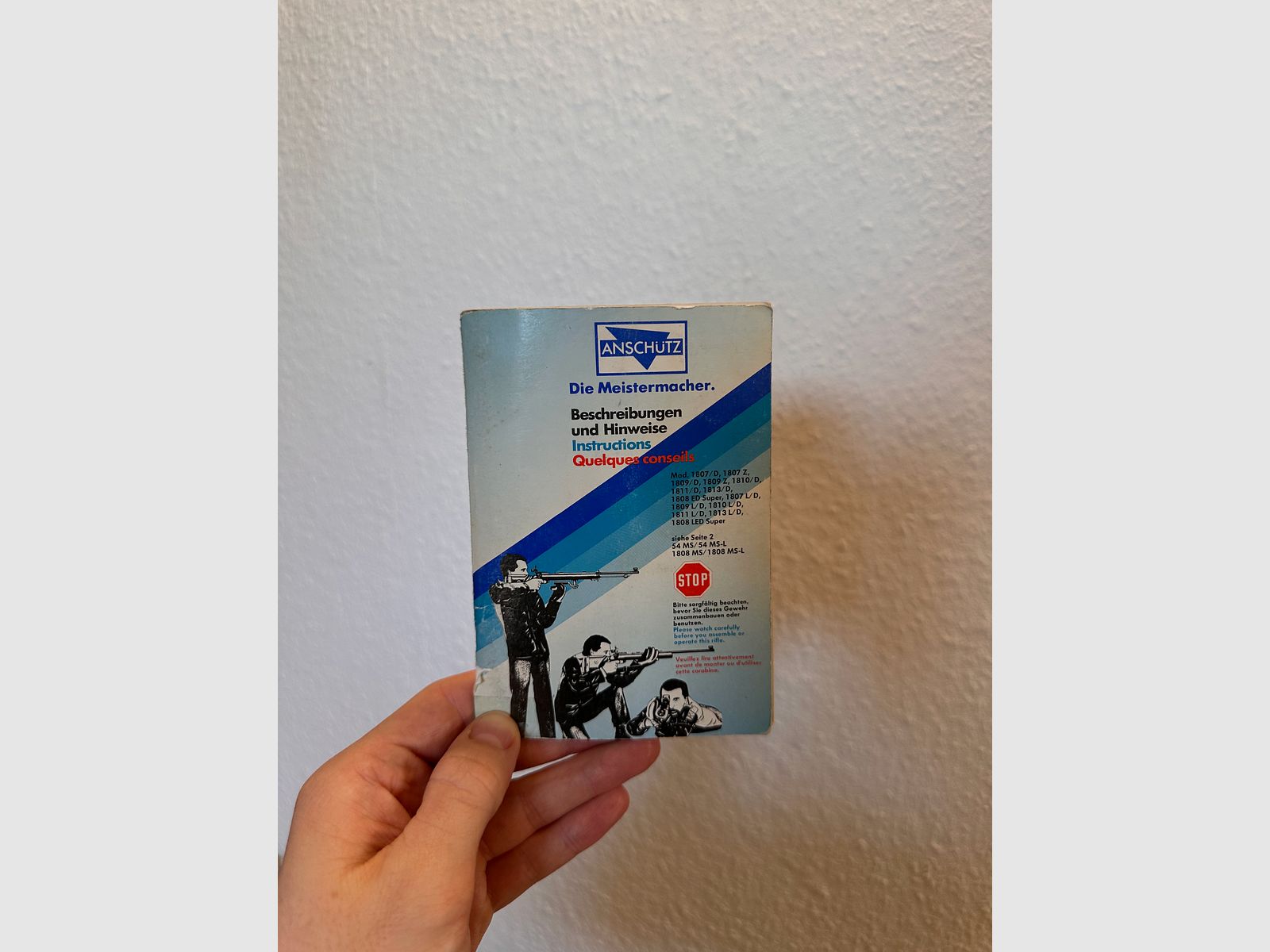 Karabin Anschütz Match 1807 KK – Kompletny zestaw w doskonałym stanie