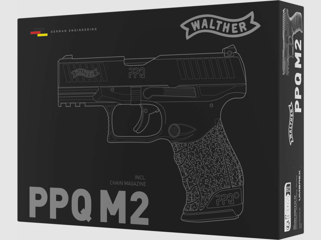 Umarex Walther PPQ M2 4,5mm (.177), Diabolo, CO2