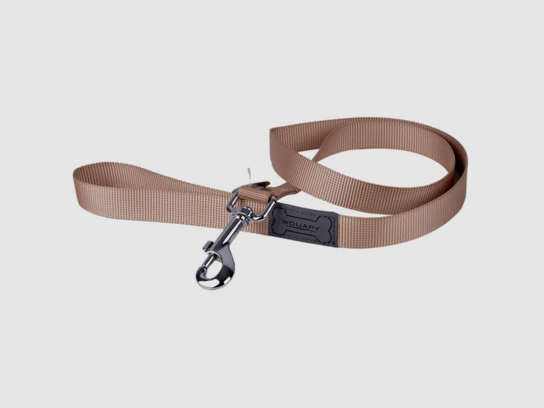 Wouapy Hundeleine Basic Line 12mm x 120cm Blau