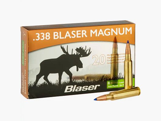 .338 Blaser Magnum (13,6 g/210 gr Barnes TTSX · BC 0,48)