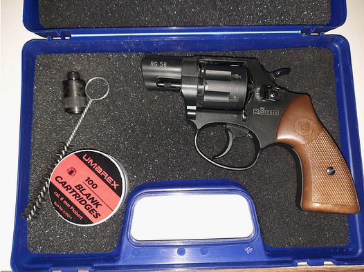 Röhm RG 56 Gas Knall revolver a salve