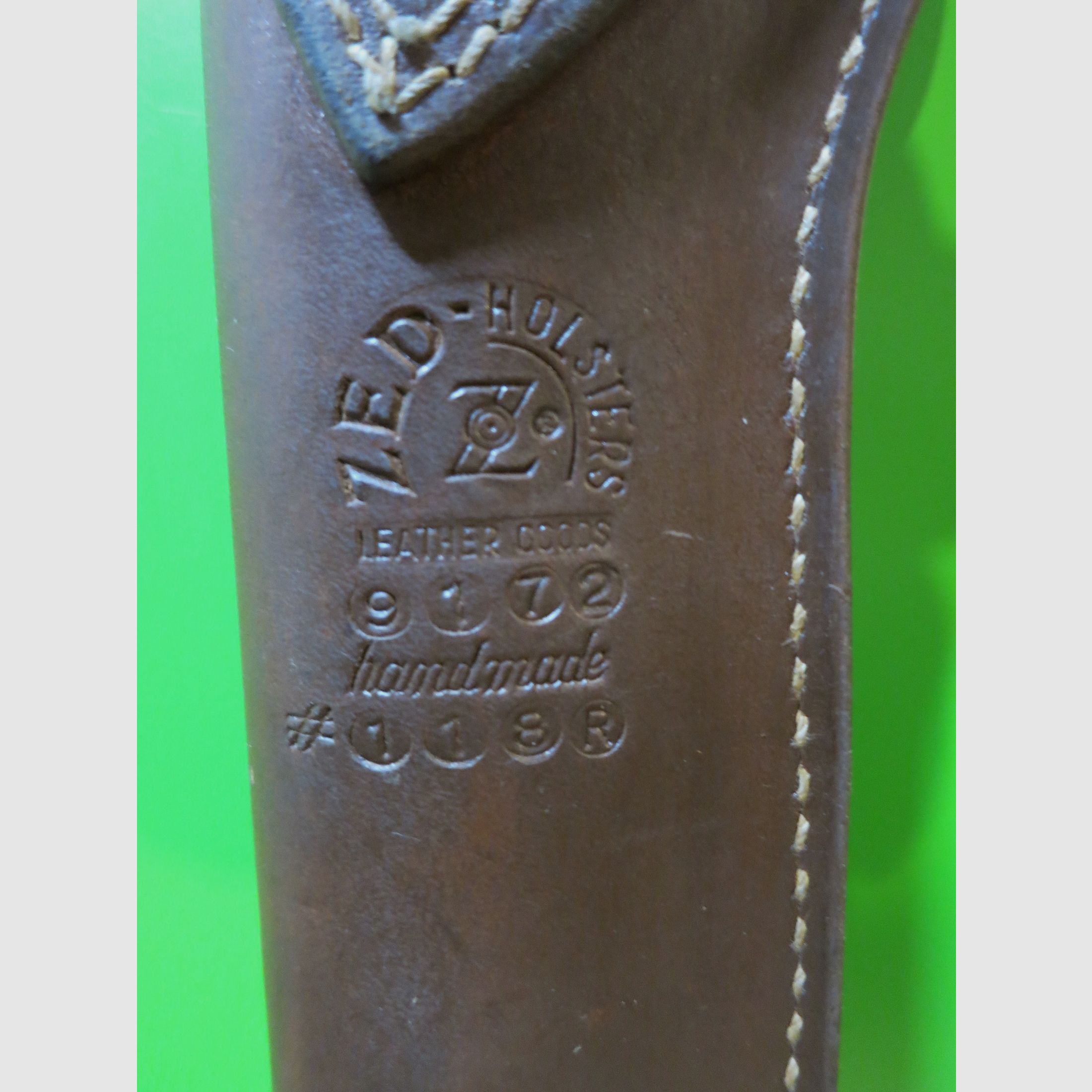 Revolver-Holster ZED HOLSTERS LEATHER GOODS. HANDMADE, Westernholster, Revolver bis 6,5", Bild 2 von 5