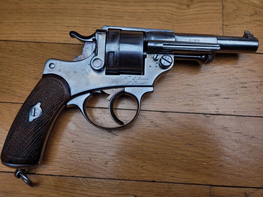 Sehr schöner Dienstrevolver Mod 1873 11mm73 – vollständig monomatrikulier – noch strohgelb – Top Zustand!, Bild 18 von 36