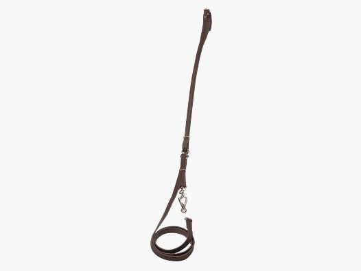 Führleine 18 mm dunkel - 155-120 cm Länge, Fahlleder
