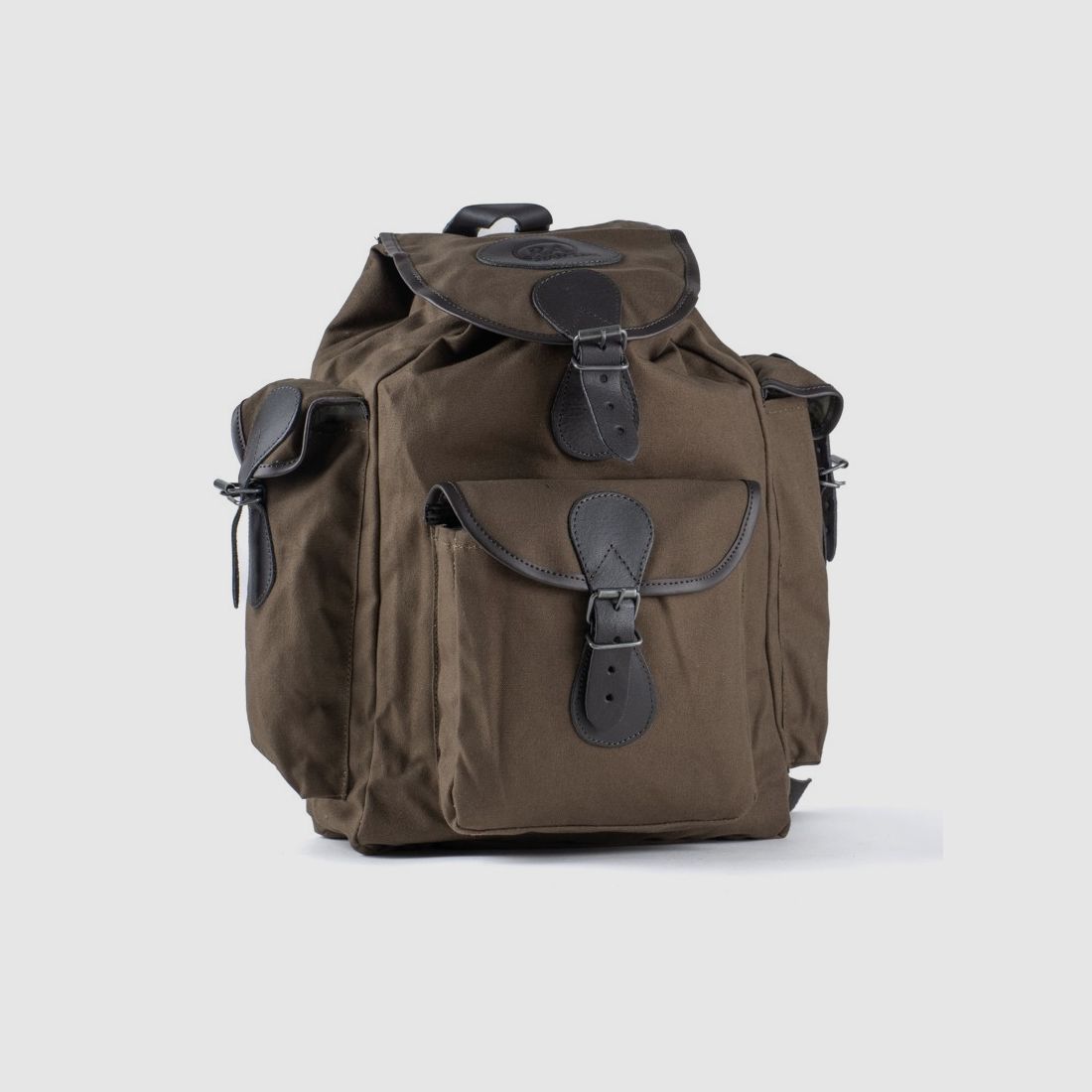 KLEINER CANVAS- UND LEDERRUCKSACK 20L, Bild 1 von 3