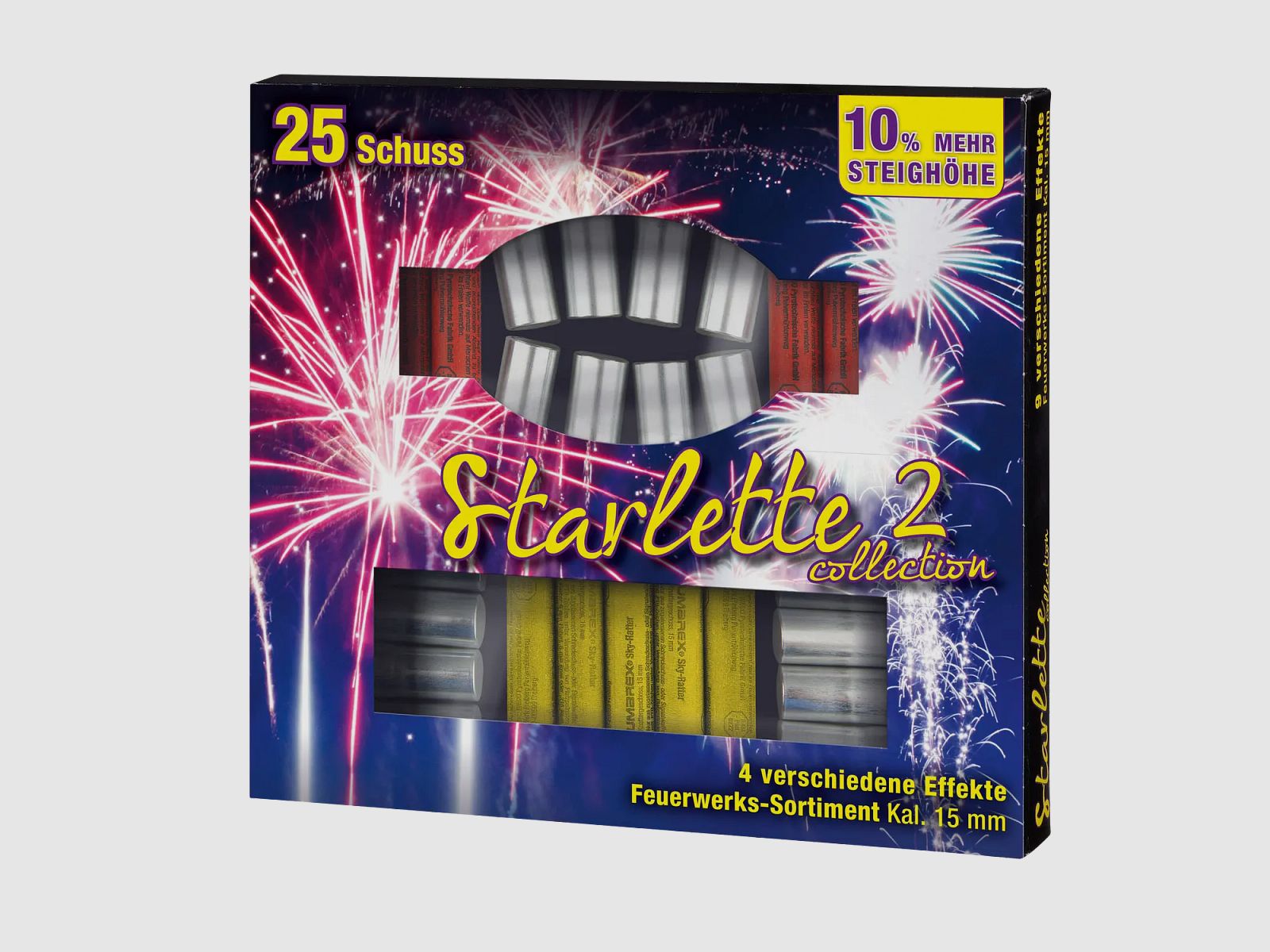 Starlette Collection 2 Conjunto de Fuegos Artificiales 25 Disparos