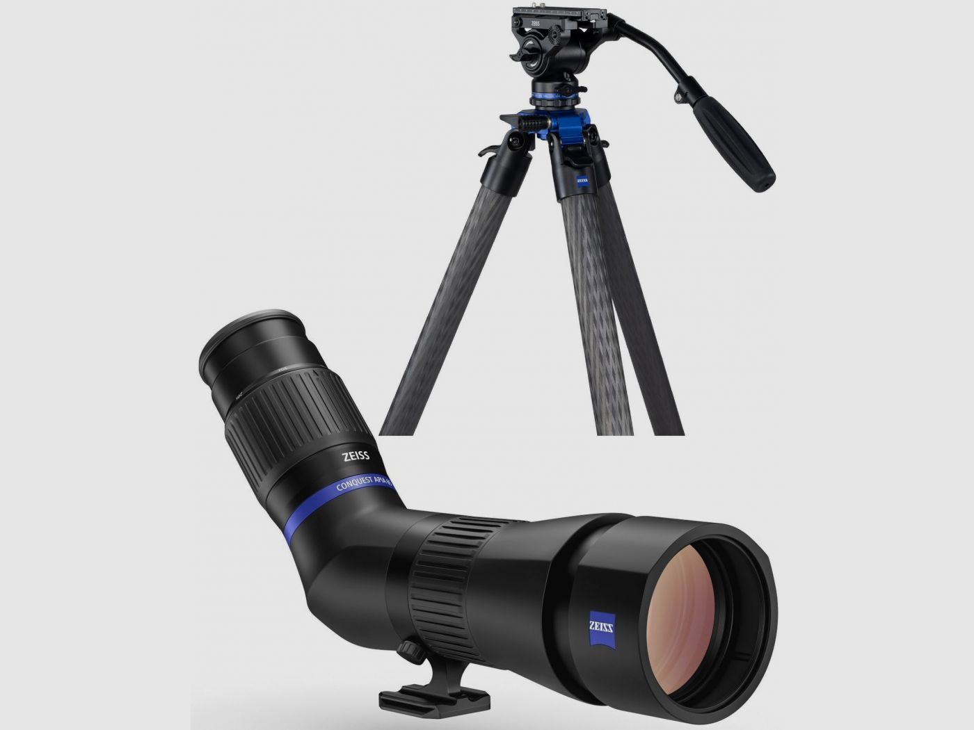 Zeiss ZEISS Conquest Apia 65 mit Okular 20-50x + Pro-Serie Stativ Universal - Dealpreis