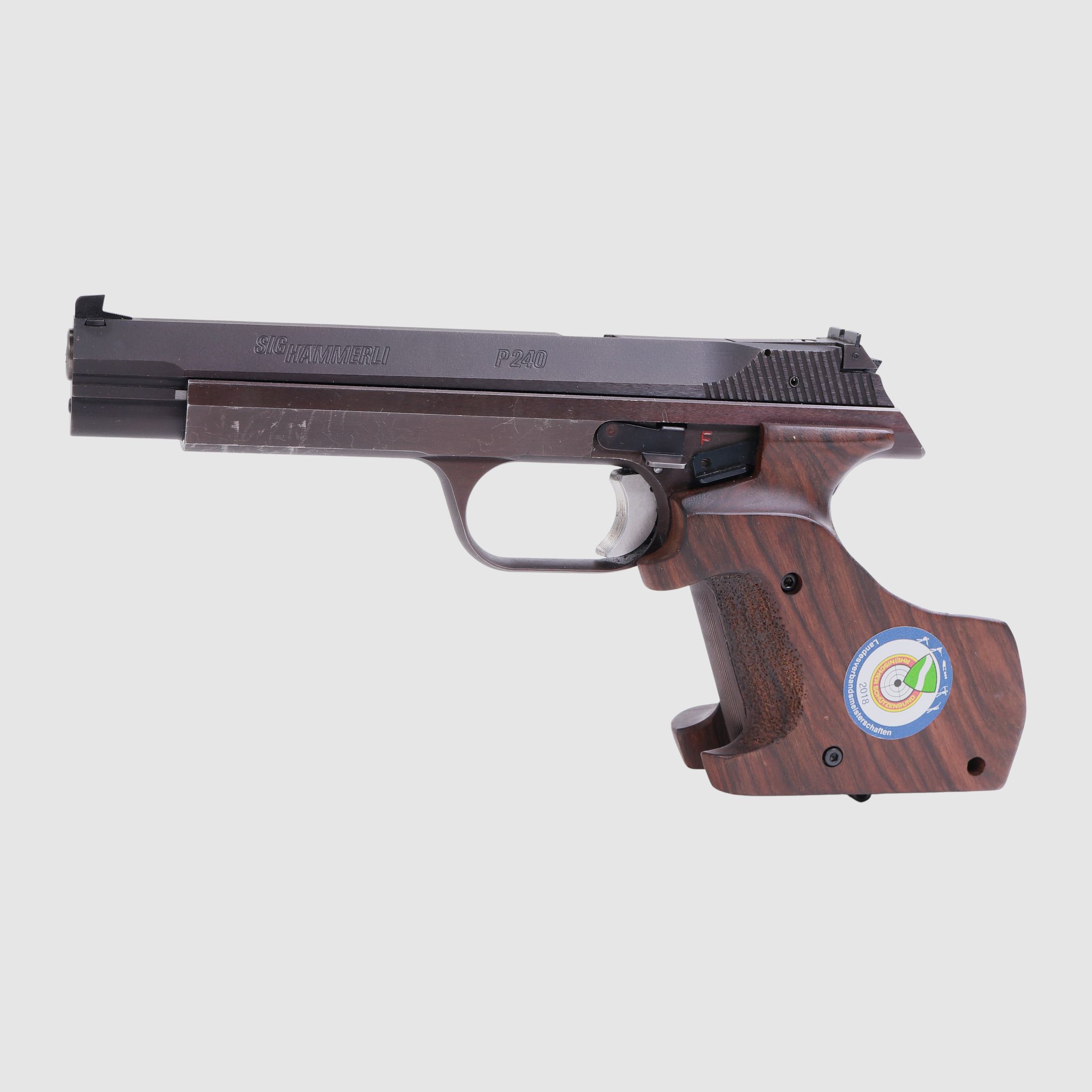 Hämmerli P240 mit Wechselsystemen, Kaliber .38SpecialWC || Pistole