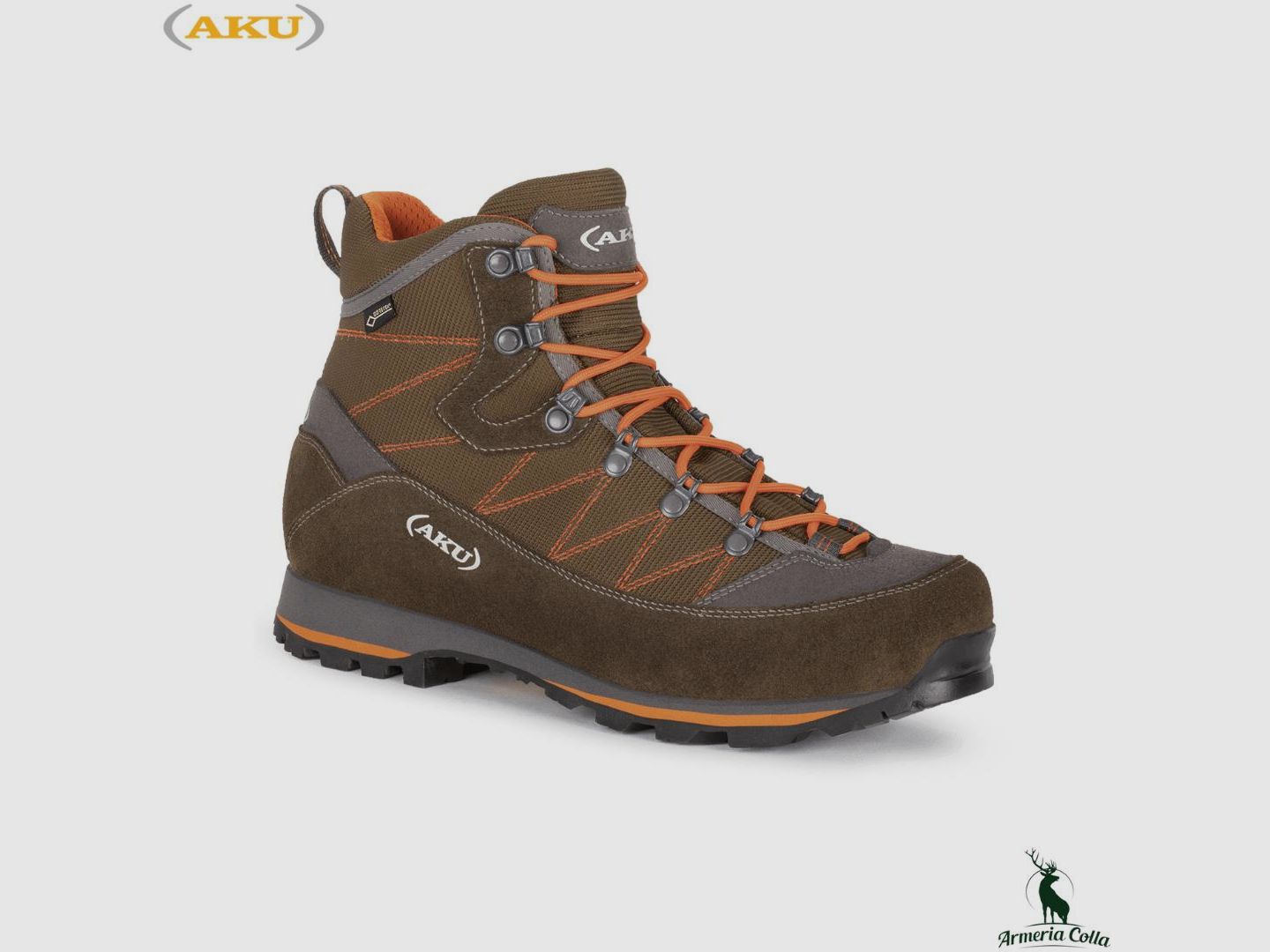 Aku Scarpone Tana Gtx Oliva Fluo Arancio