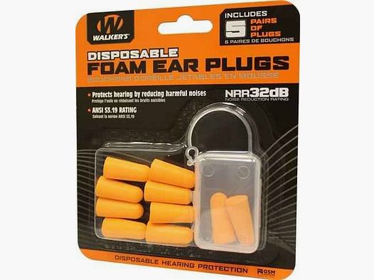 WALKER’S TAPPI AURICOLARI DI PROTEZIONE -GWP-FP5PK –