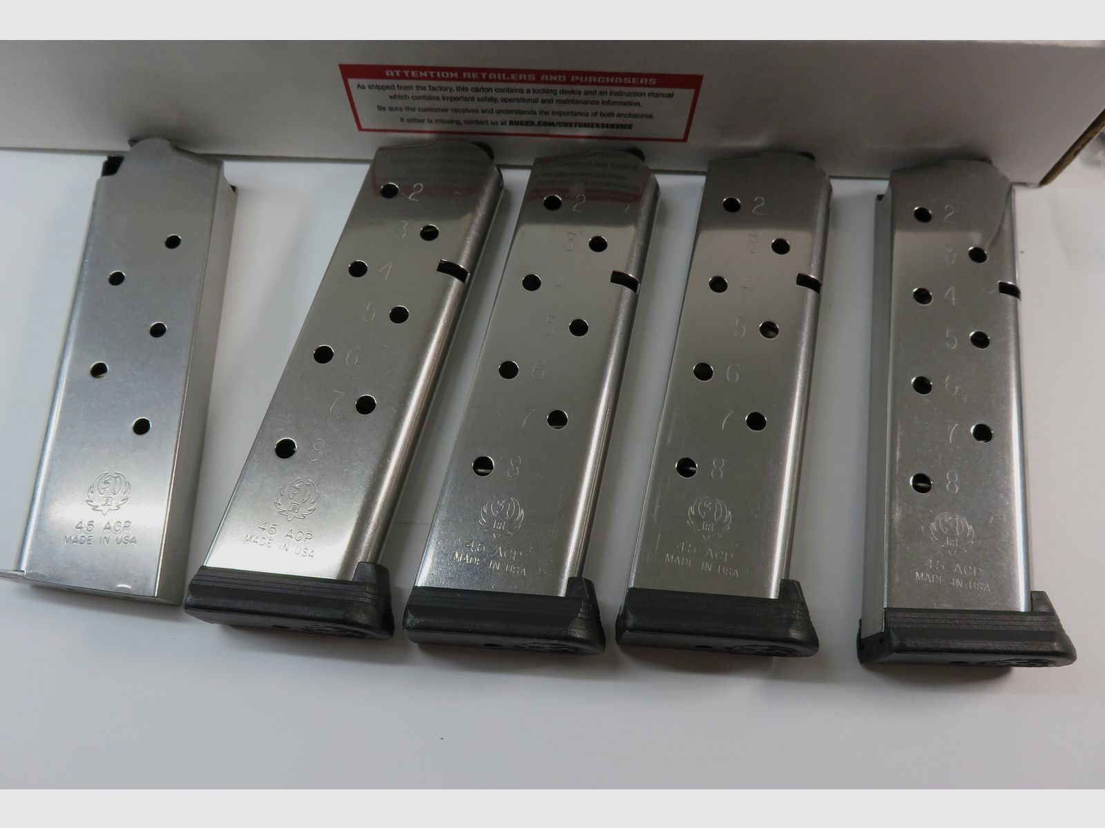 Ruger SR1911 Kaliber .45 Auto | 5 Original-Magazine | Neuwertig