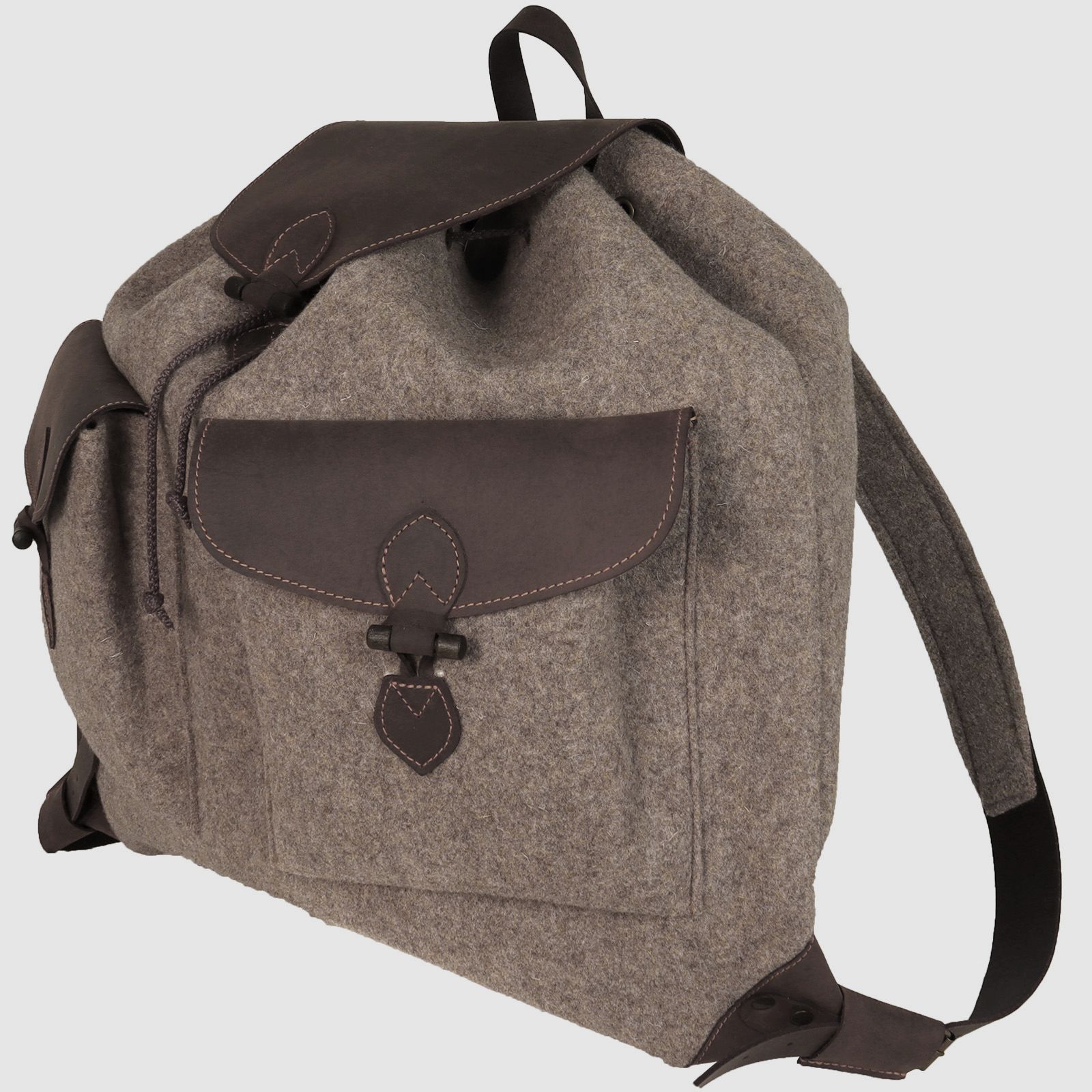 Mochila de fieltro de lana silenciosa