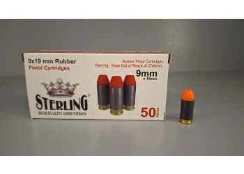 Amunicja gumowa Sterling 9x19 mm Luger, zdjęcie 1 z 3