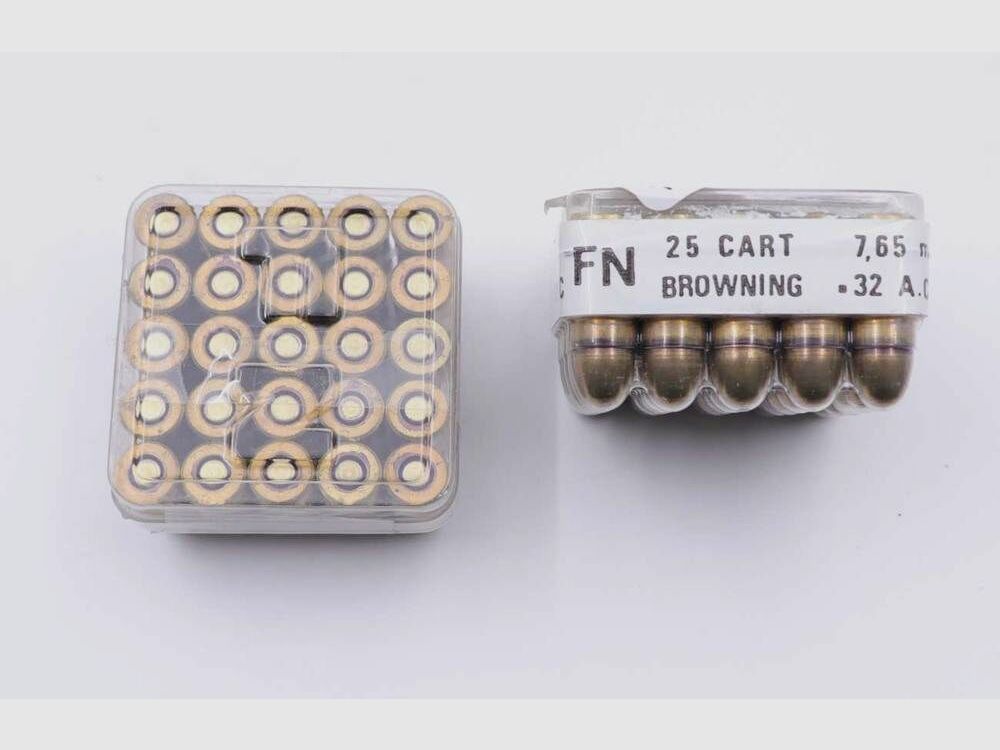 FN Fabrique Nationale Lieja Munición de Pistola 7,65mm Browning/.32ACP