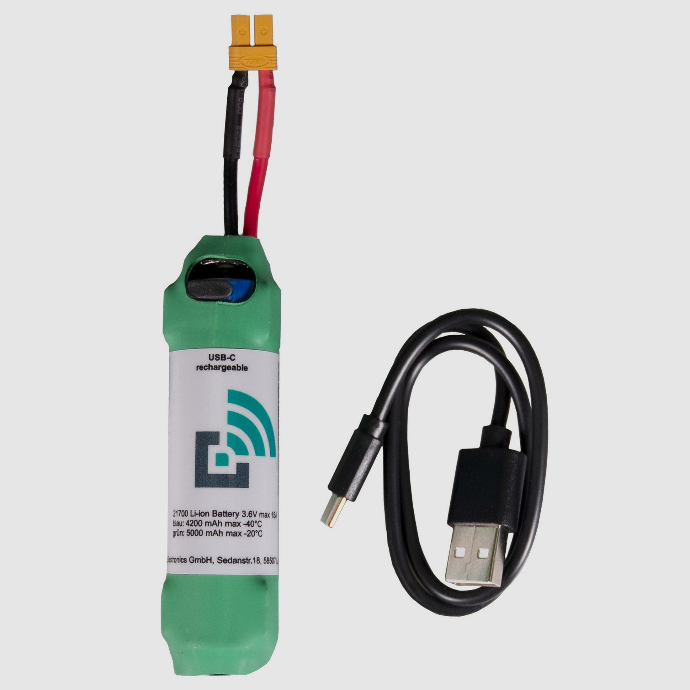 Batterie de remplacement Trapmaster pour détecteur avec prise jaune