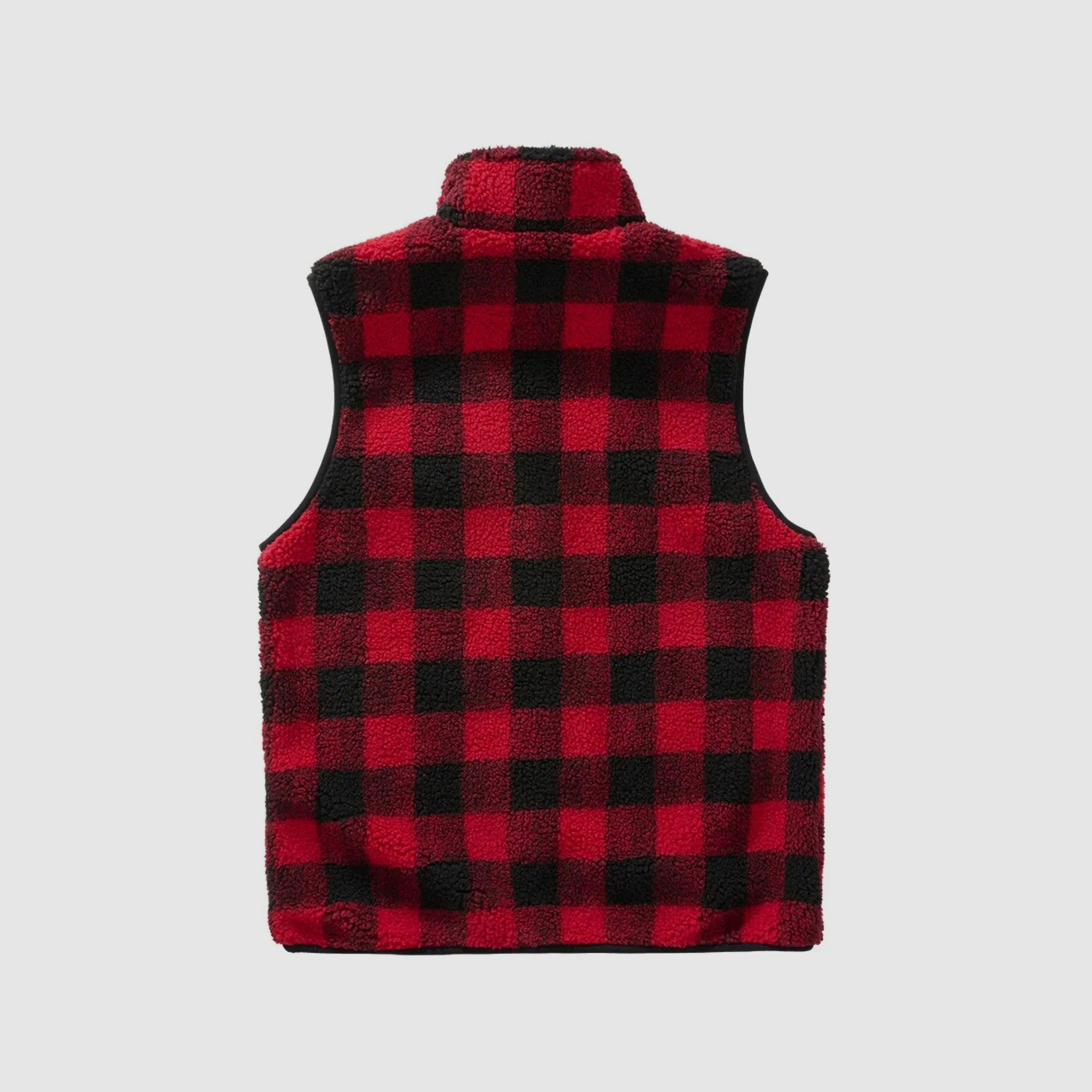 Brandit Brandit Jacke Teddyfleece Vest rot schwarz