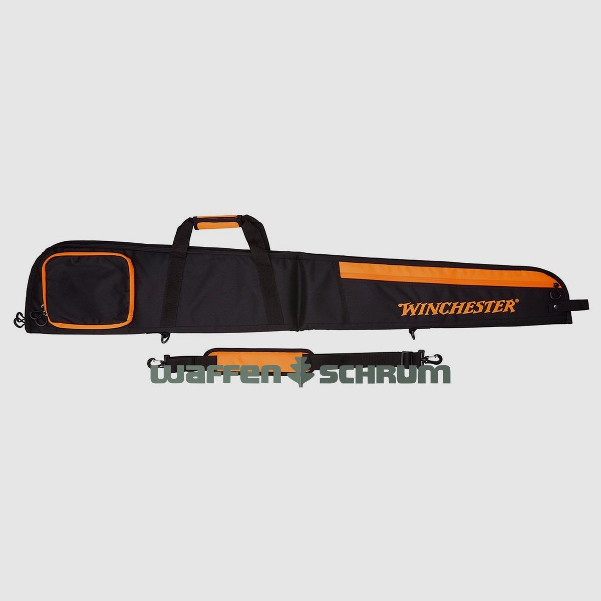 Winchester shotgun case Flex Colombus 135cm - black/orange