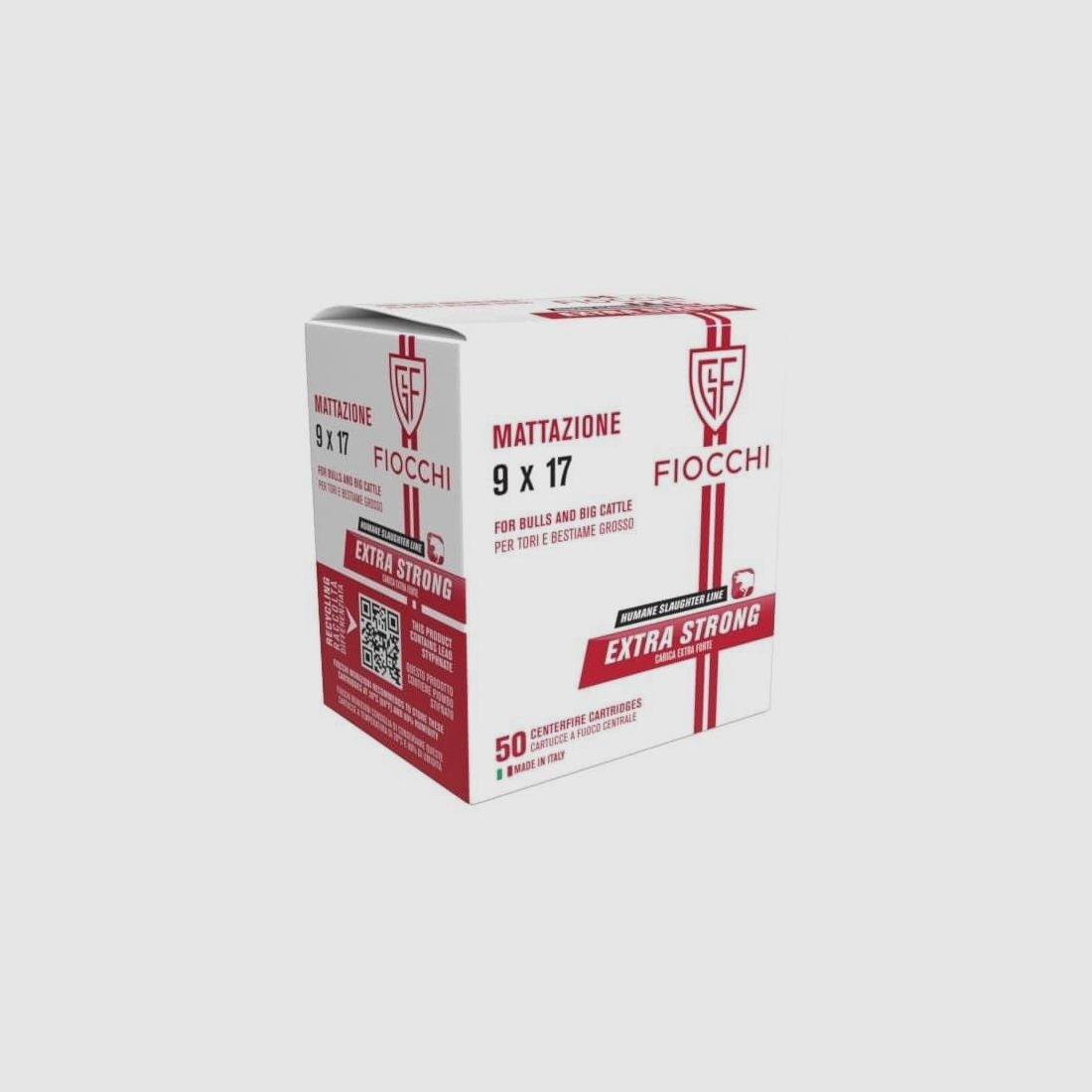 Fiocchi Rot Viehbetäubungskartuschen 9x17