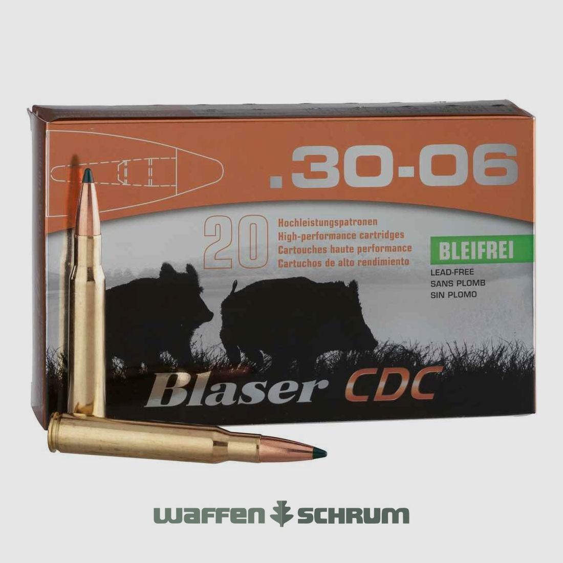 Blaser CDC 10.4g - 160gr. .30-06Spring