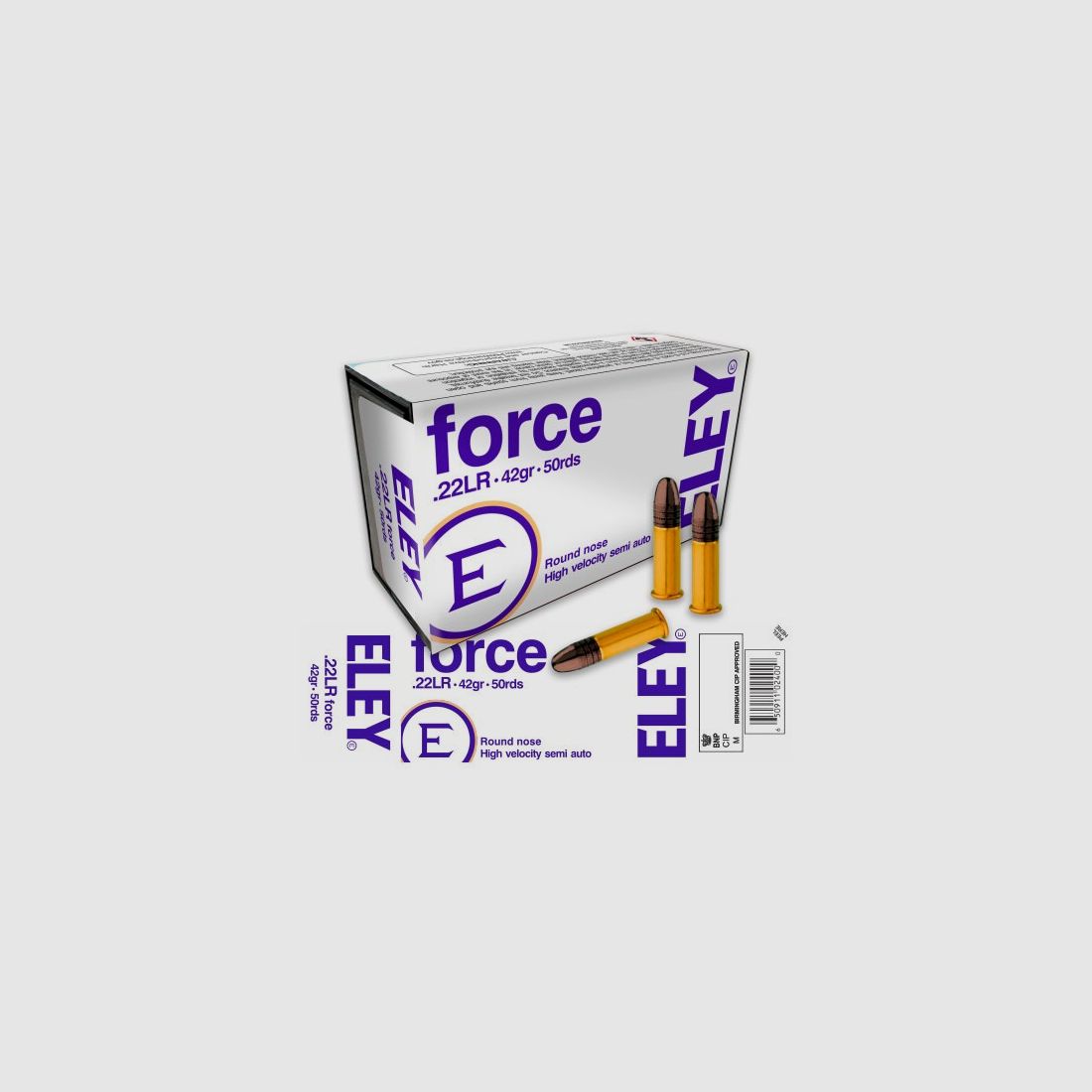.22LR ELEY FORCE RN 42gr