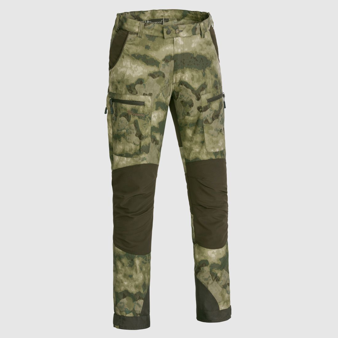 Pinewood Caribou Camou TC Hose C46 Moos Camou/Dunkeloliv