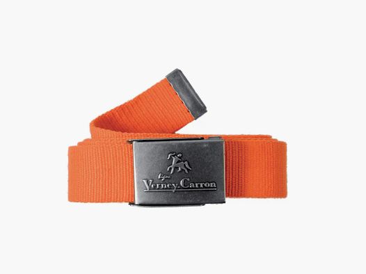 Ceinture Verney-Carron Halifax orange en toile, 120 cm