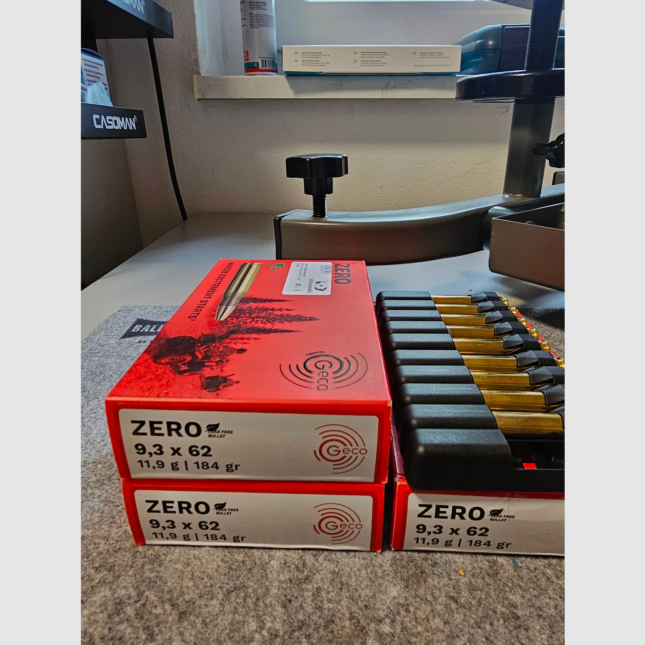 Geco 9,3x62 Zero 11,9G  / 184 gr Bleifrei