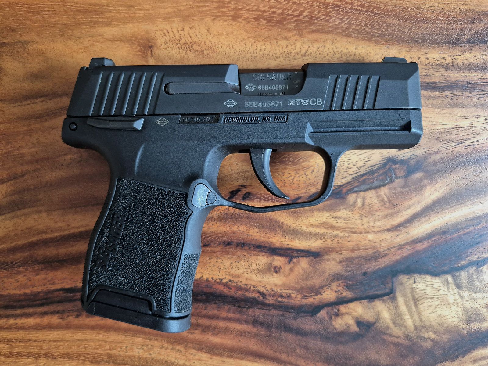 Sig Sauer P365 MS 9mm Luger inkl. POLE.CRAFT-Holster – Neuwertiger Zustand