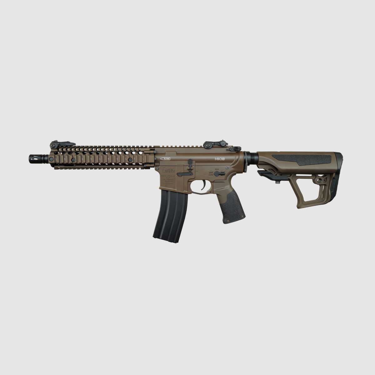ICS EMG Daniel Defense MK18 S3 (IMT-180S3-1) Coyote Rifle Airsoft S-AEG a partir de 18 años