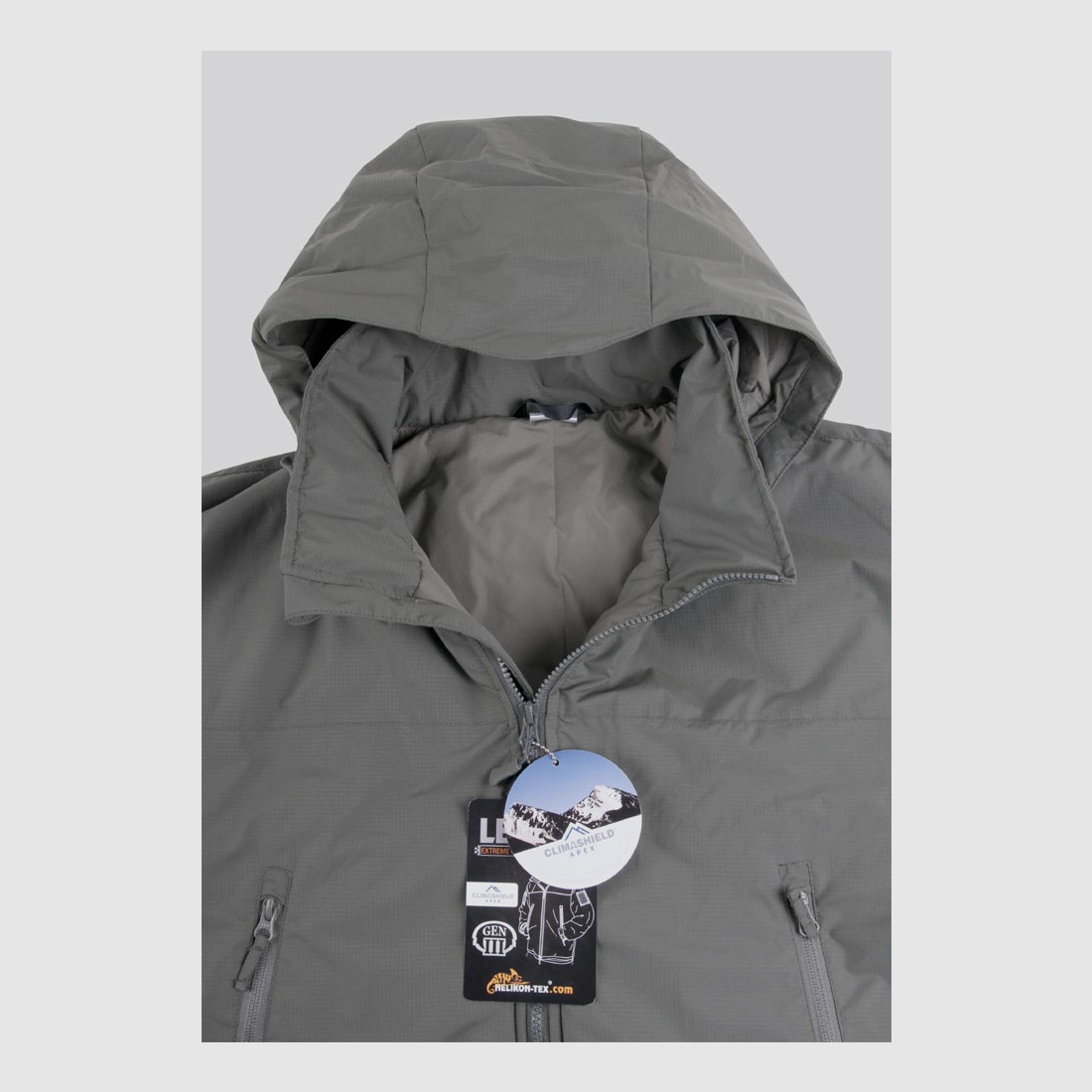 HELIKON -TEX CLIMASHIELD APEX LEVEL 7 JACKE SHADOW-GREY