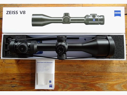 ZEISS scope V8 2,8-20x56 with rail / reticle 43 / ASV H+S New and immediately available