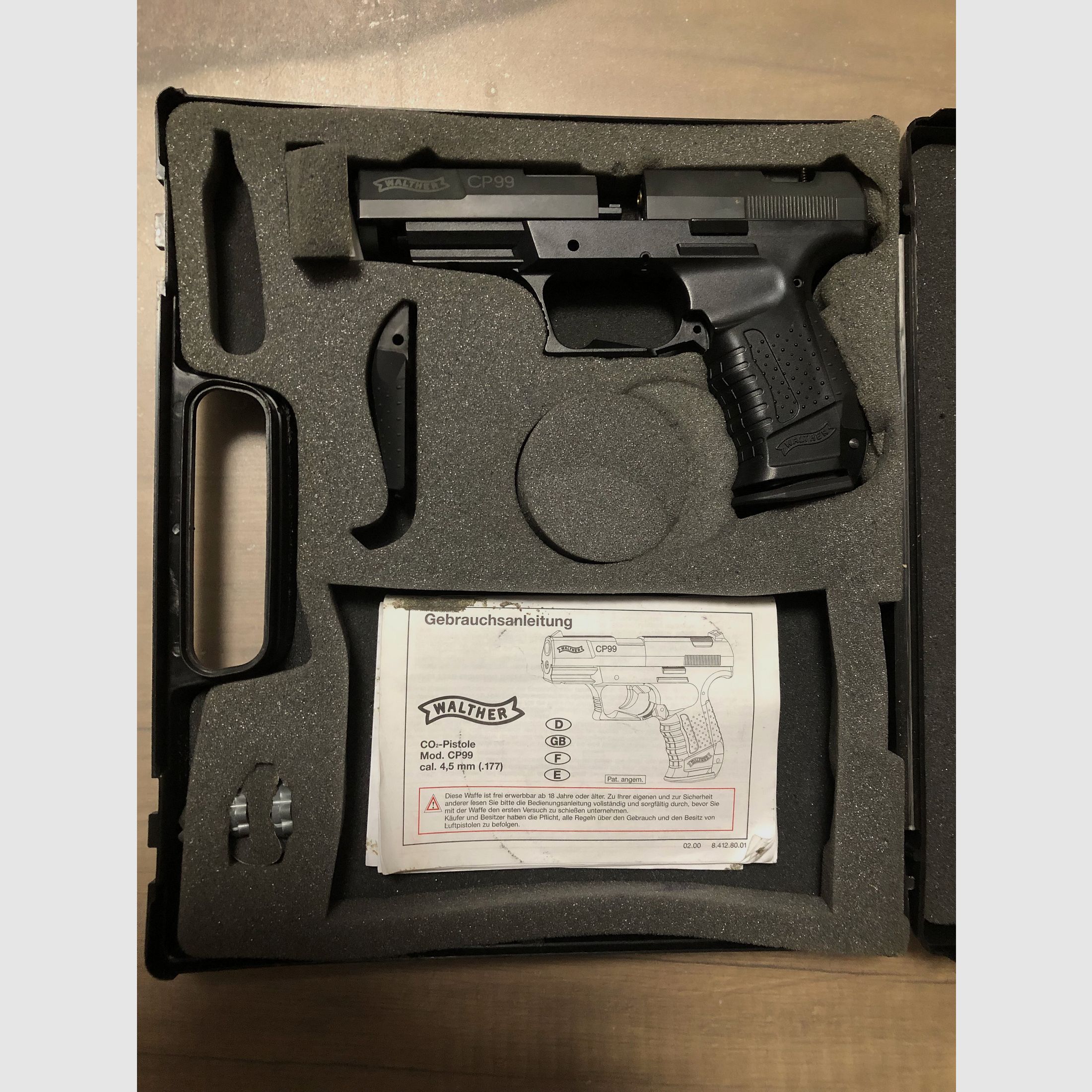 Walther CO2 CP99 pistola per pezzi di ricambio