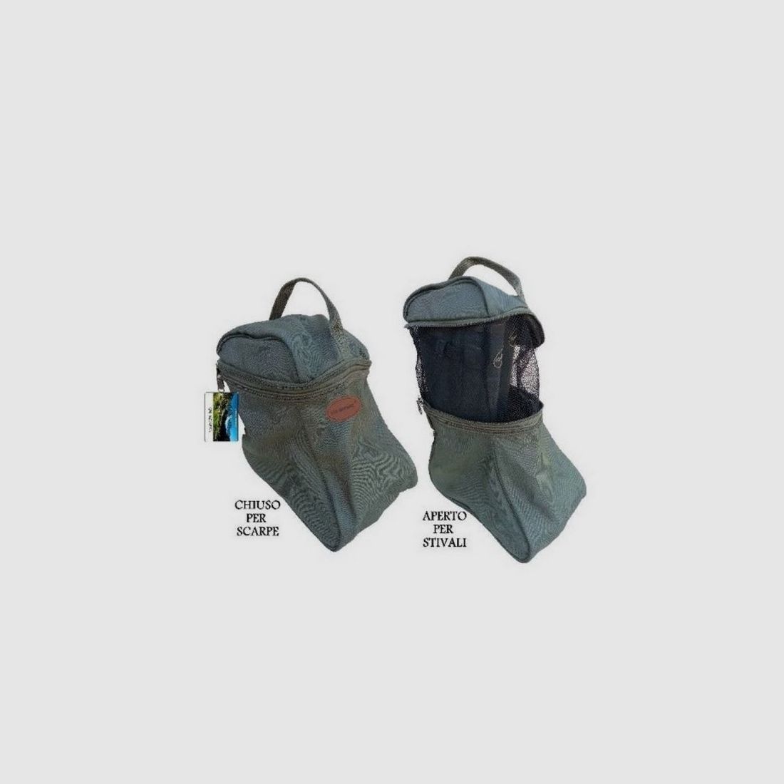 Borsa für Stiefel und Schuhaufbewahrung SagNature aus grünem Cordura Art. 2701003, Bild 2 von 2