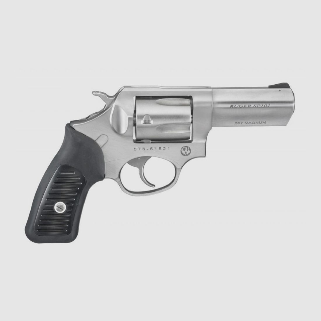 Ruger Revolver - DA, SP101, KSP-331X, .357 Mag, Satin Stainless, 3.060"