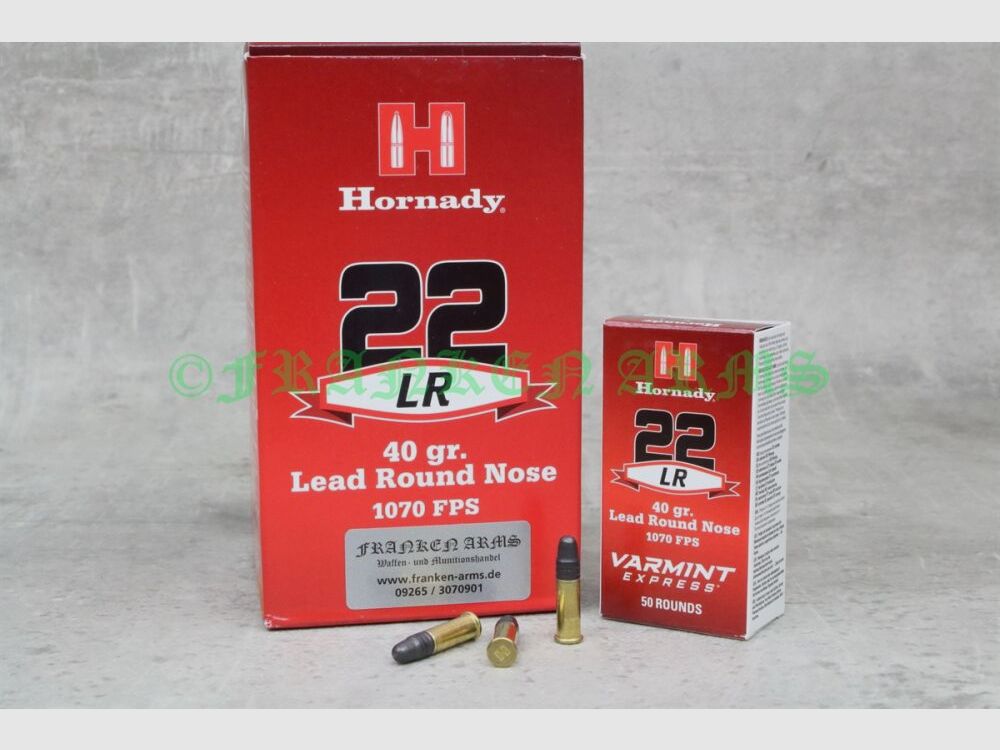 Hornady Varmint	 Express .22lr. 40gr. 2,6g 50Stück Staffelpreise