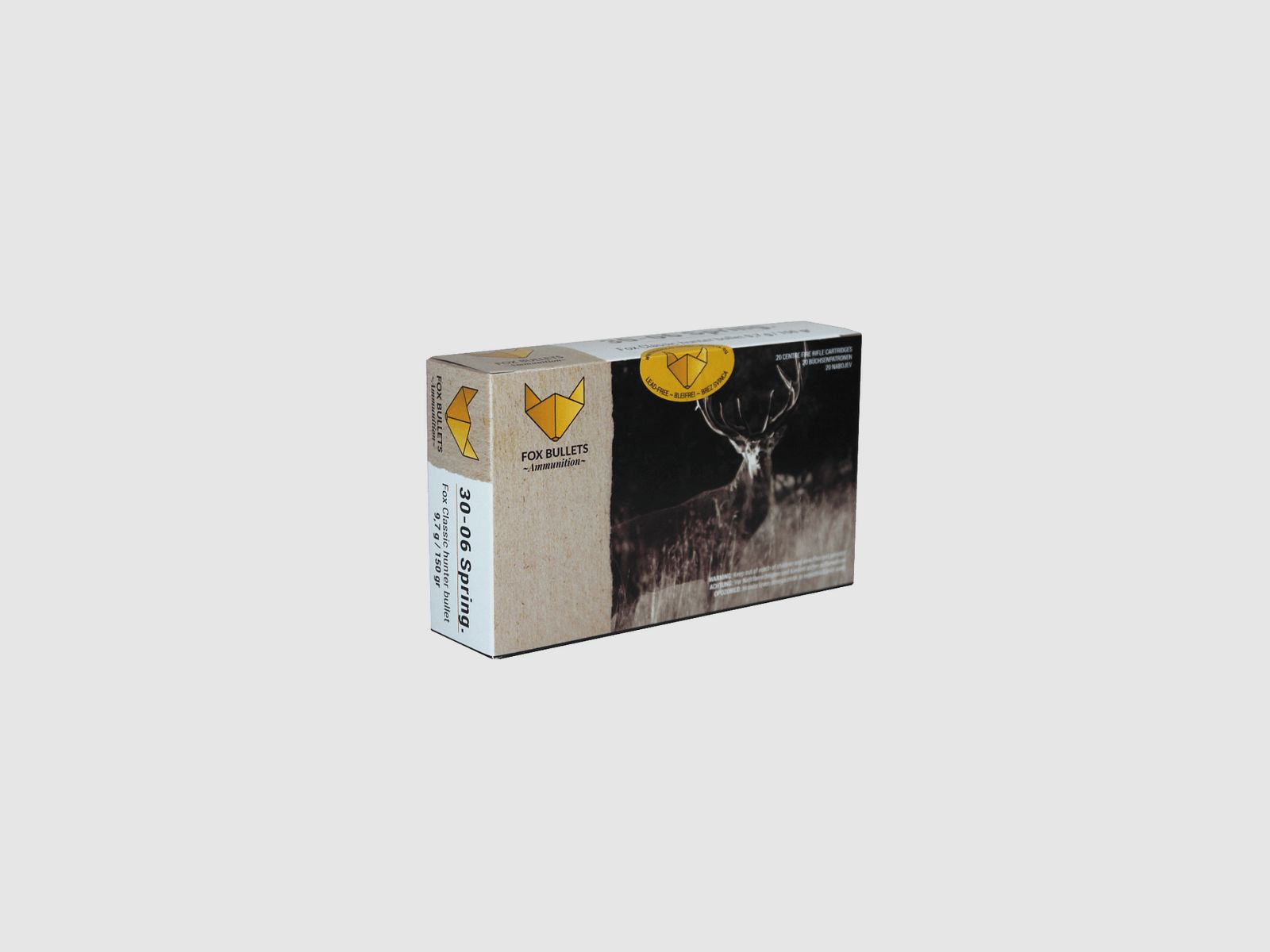 Fox Munition Kal. 30-06 Springfield 150gr 20Stk, Bild 1 von 7