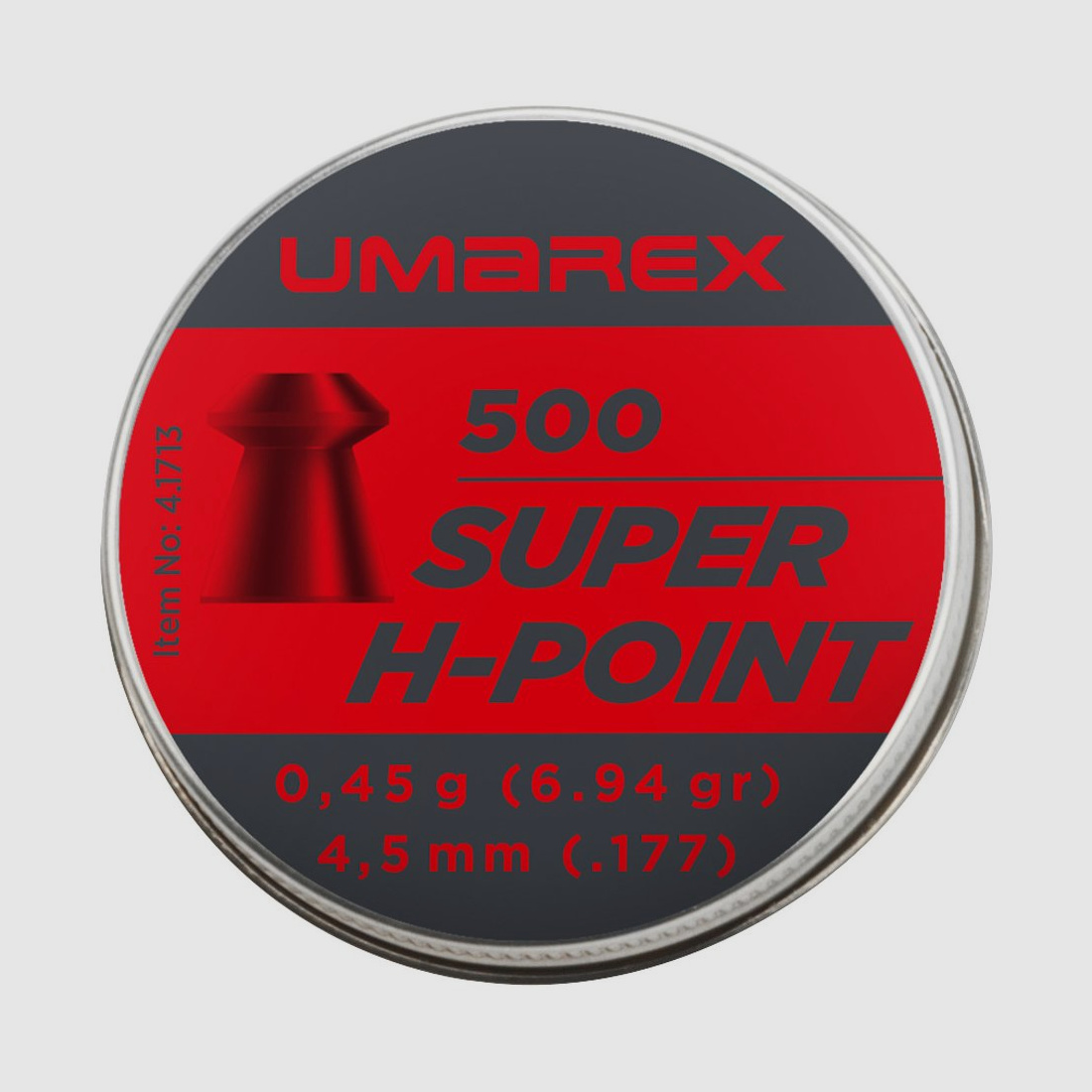 Umarex Super H-Point 4,5 mm (.177), Hohlspitz, 0,45 g, 500 St., Dose