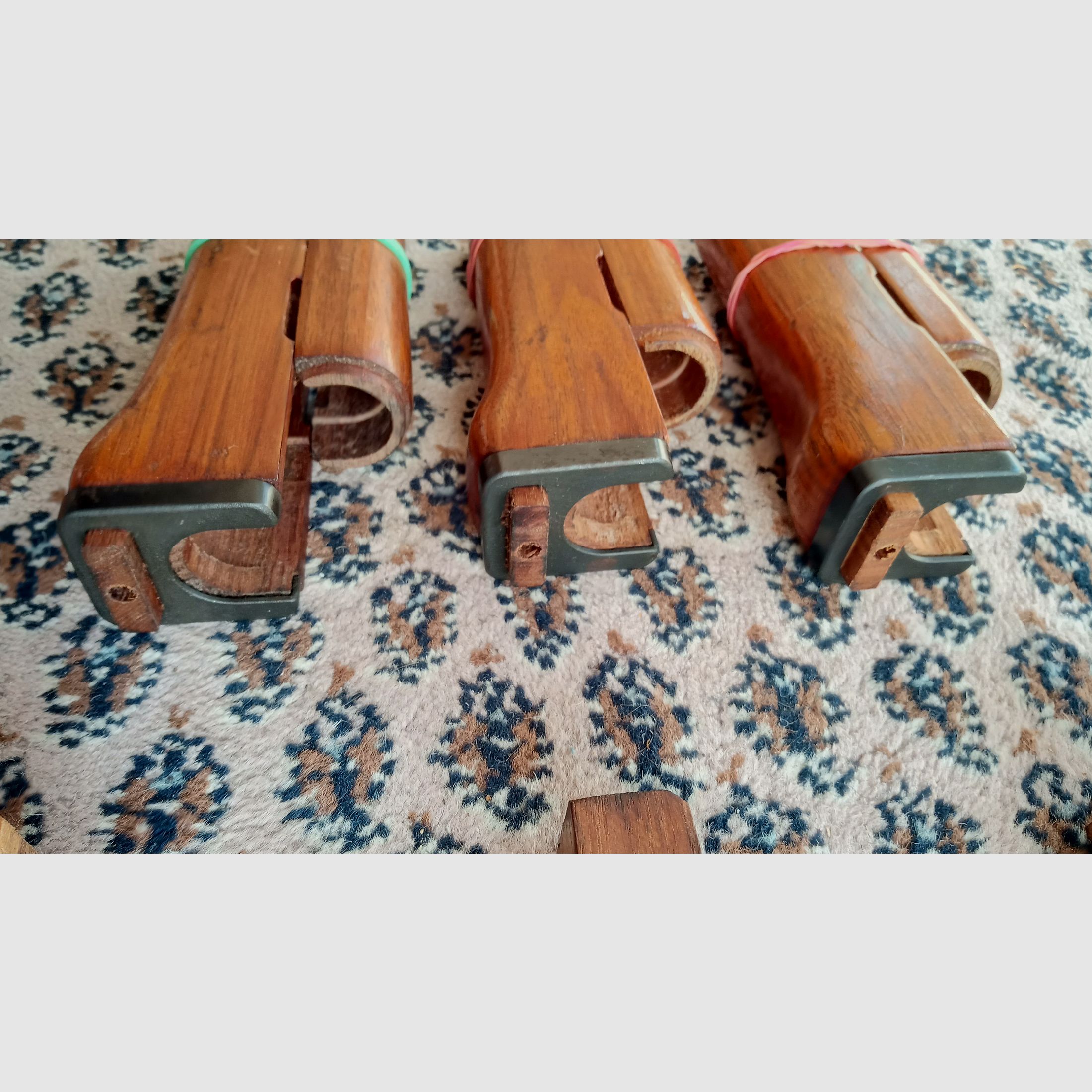 Chinesische Type-56 Schaft-Set aus "Chu-Wood" / Festschaft + Handschutz / Sino AK47  // Norinco SDM Polytech NEDI / Typ 56 