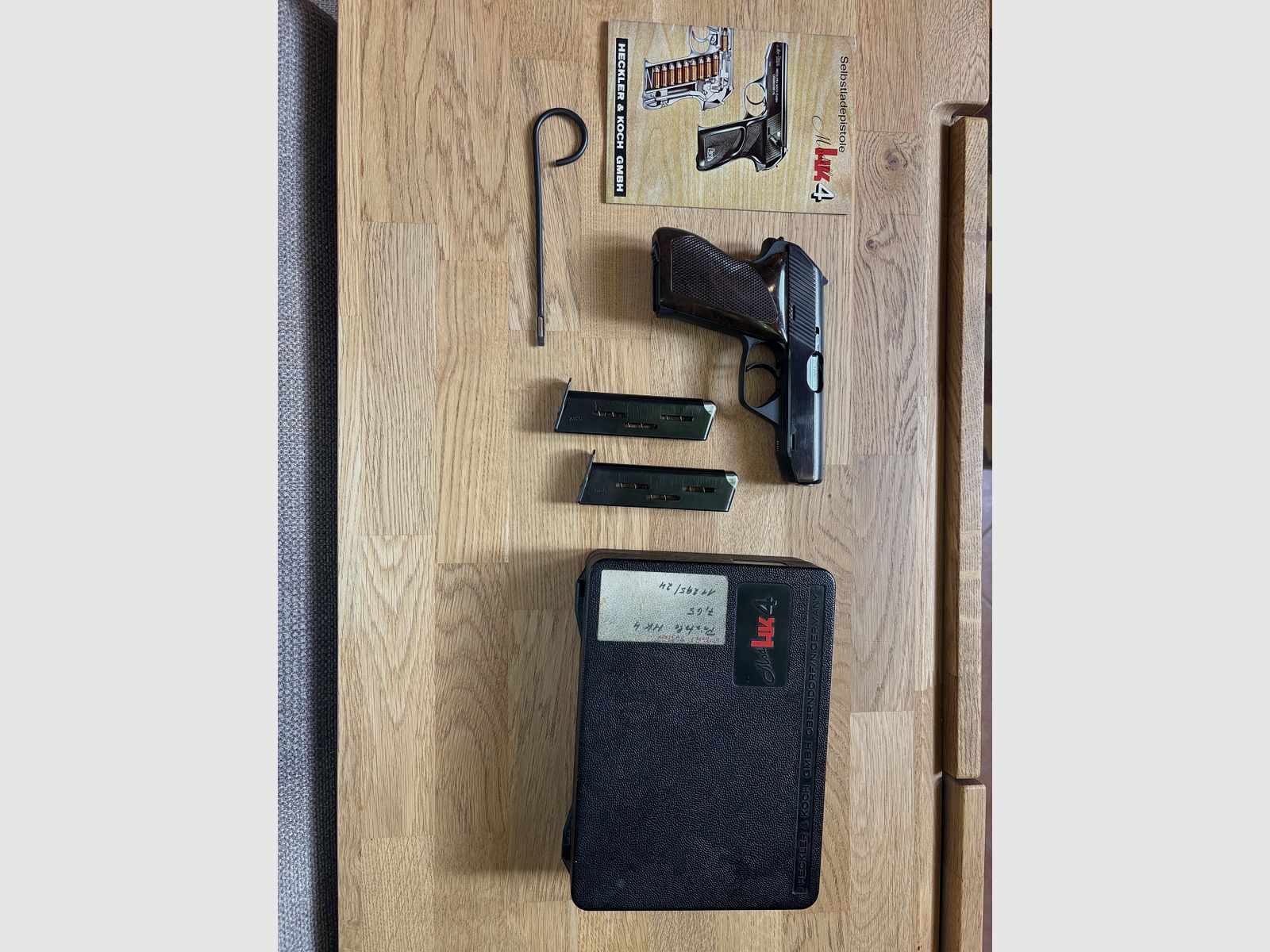 Heckler & Koch HK4 pistol 7.65 mm Browning – German proof 1967 – with original packaging & accessories