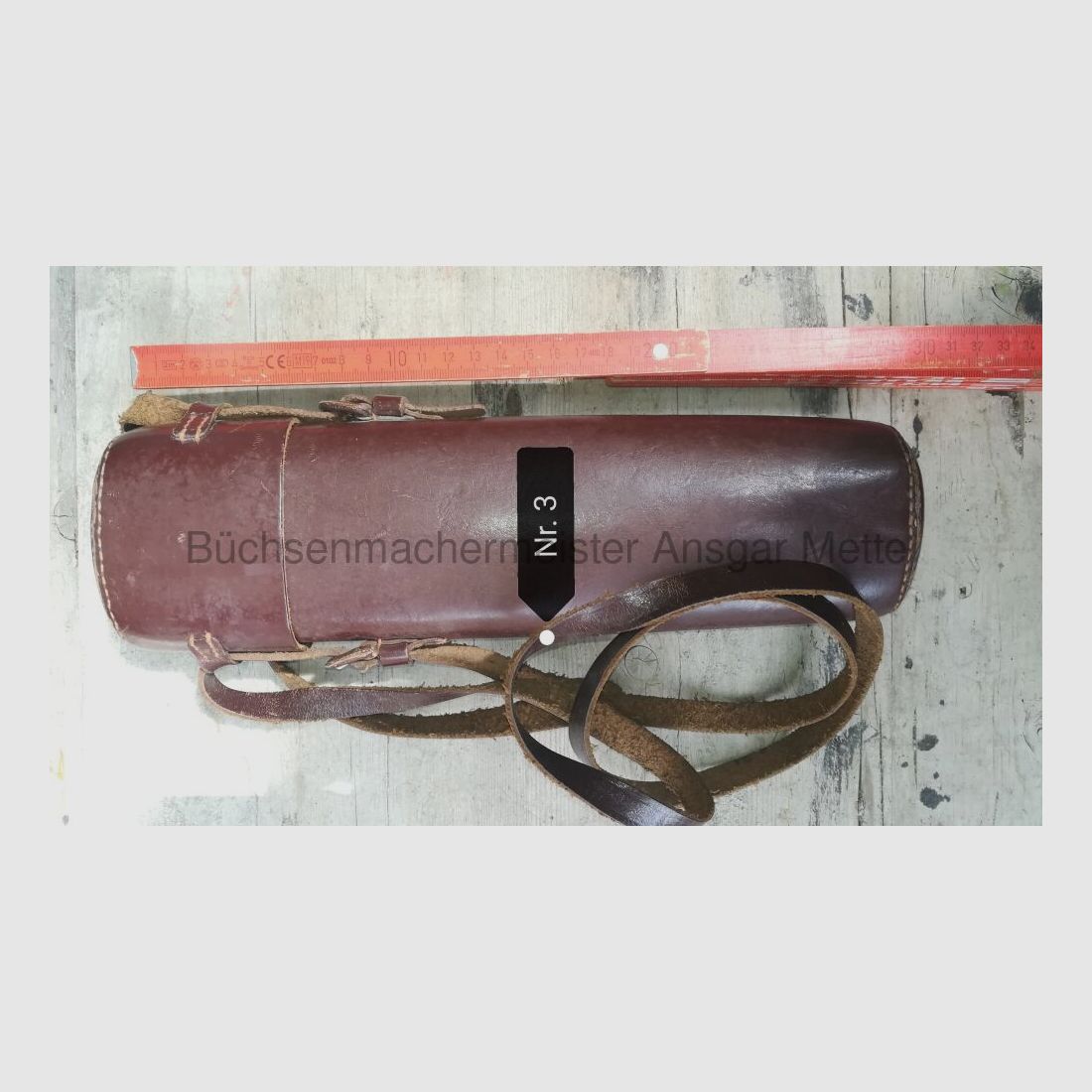 Zielfernrohrköcher Ledertasche Zielfernrohr	 Zielfernrohrköcher Ledertasche Zielfernrohr
