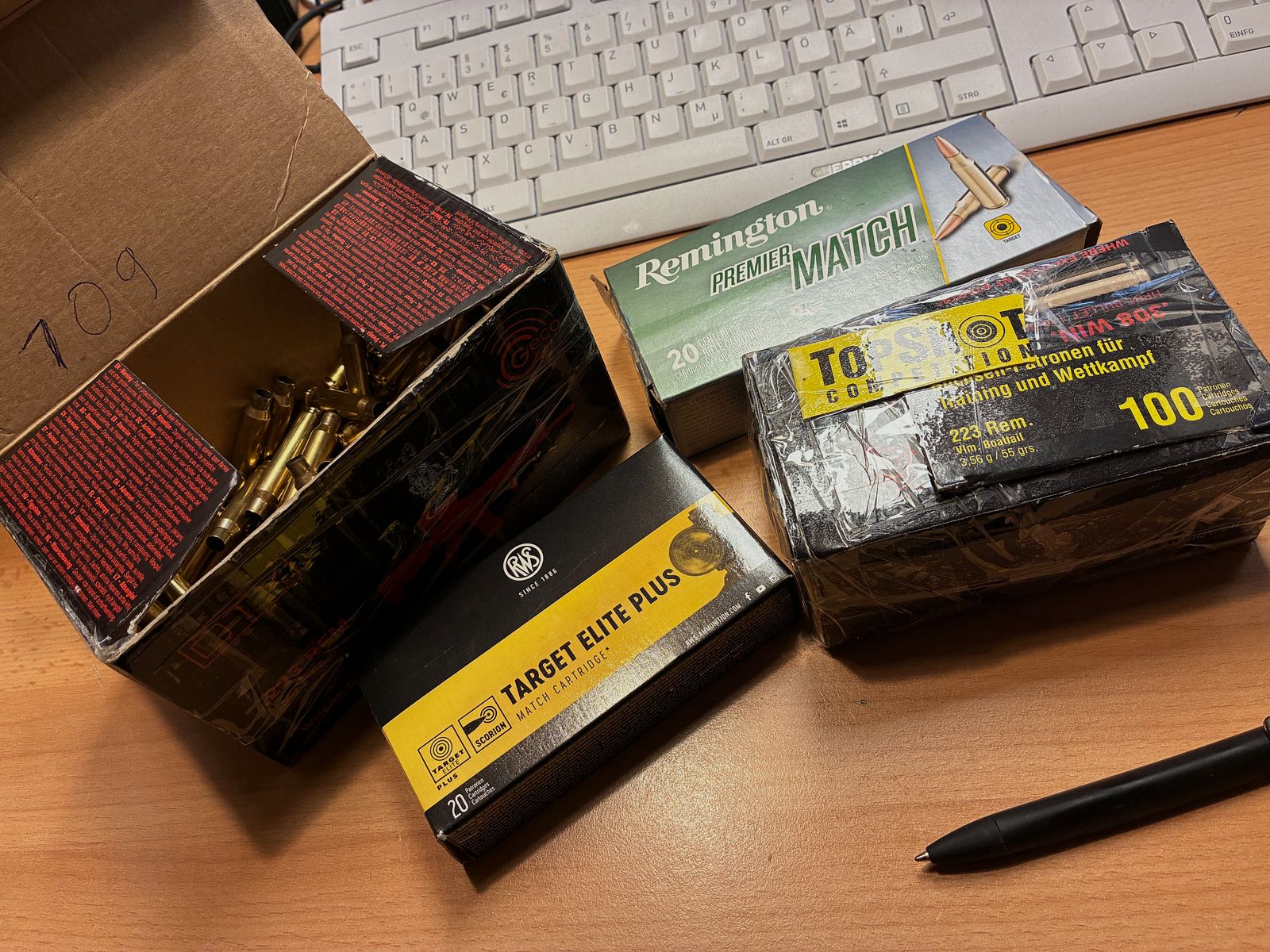.223 Hülsen Geco RWS Topshot Remingtopn